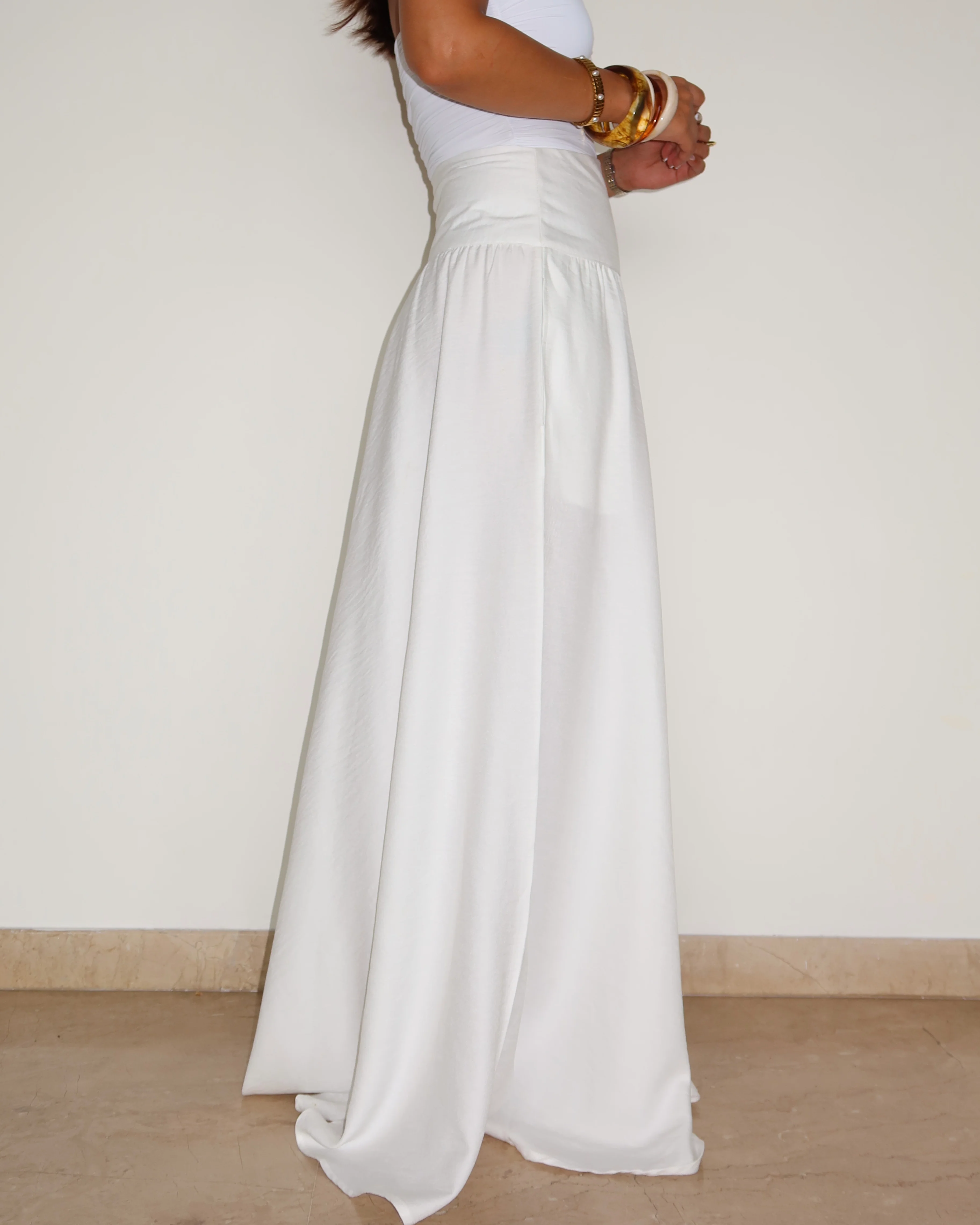 Soft Gathered Maxi Skirt - Image 7