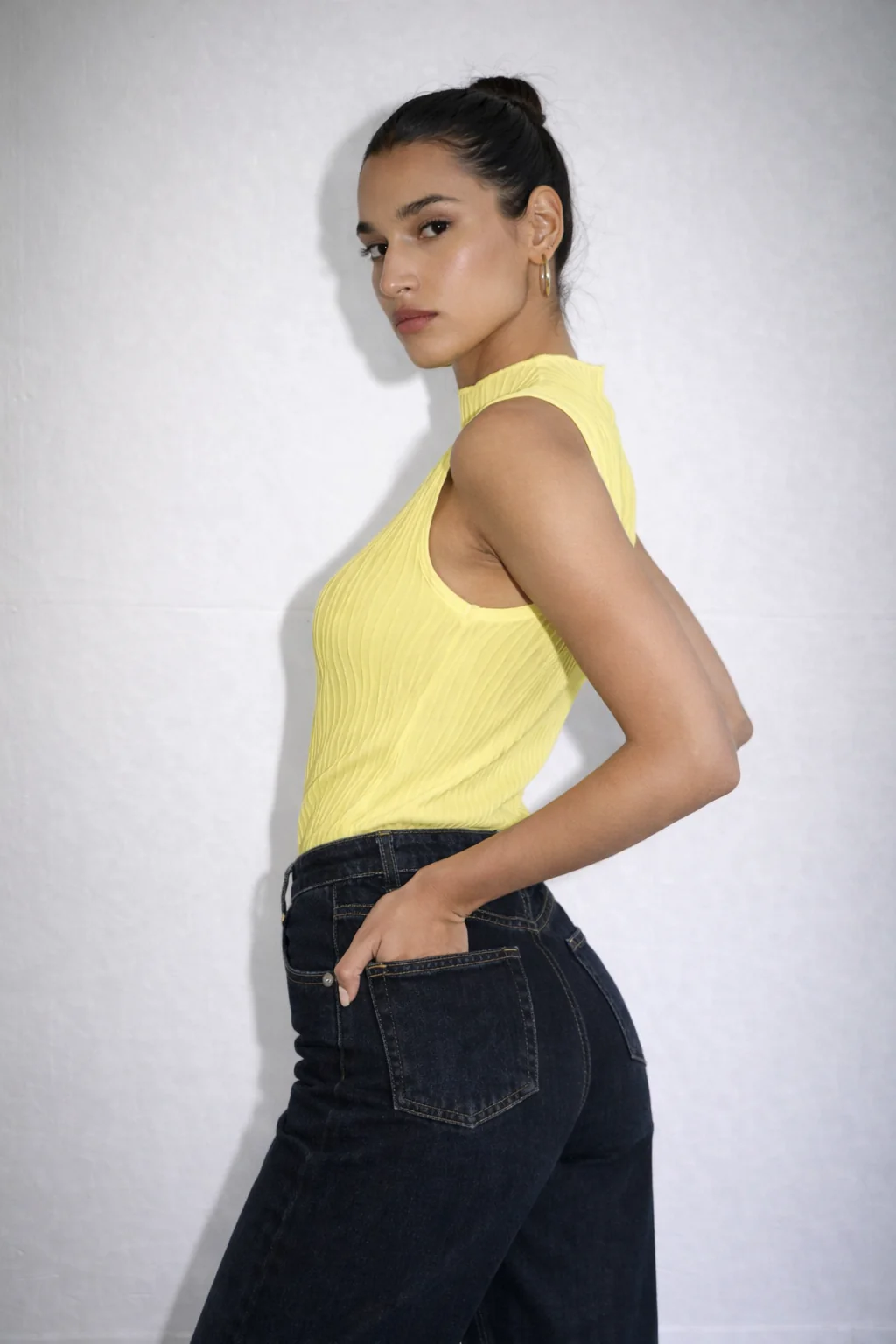 Soft High Neck Textured Top - Image 23