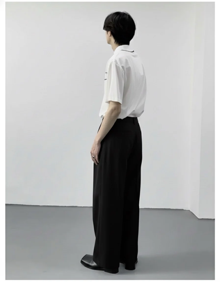 Spanish Cut Pleated Pants - Image 11