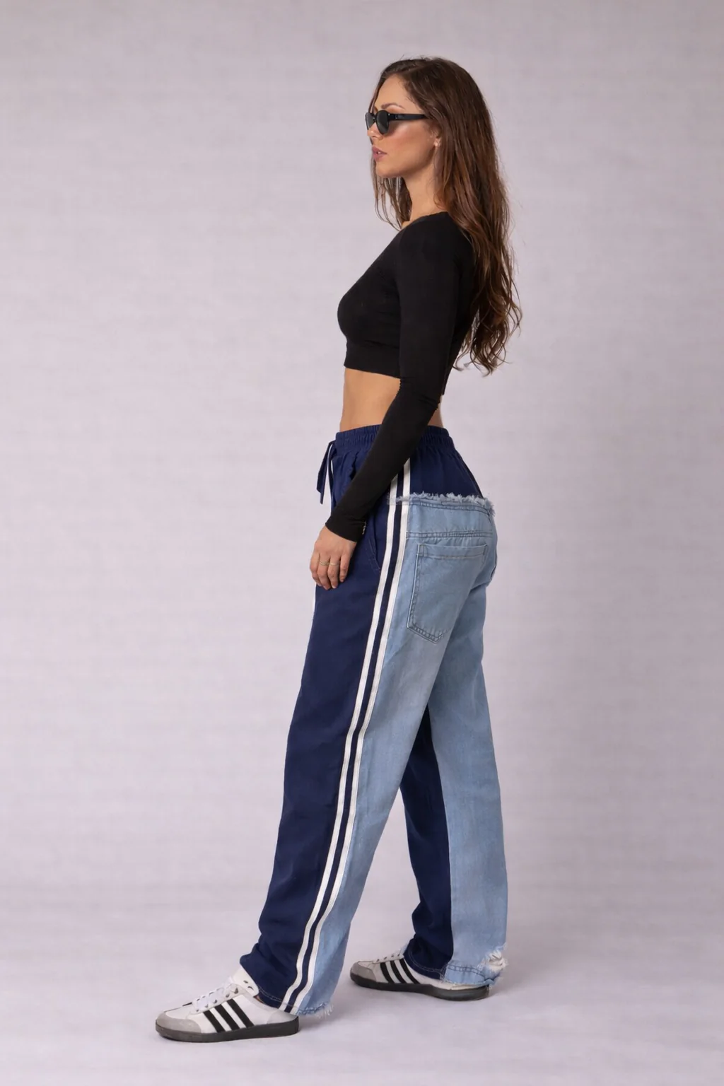 Dual Personality Denim Joggers - Image 3