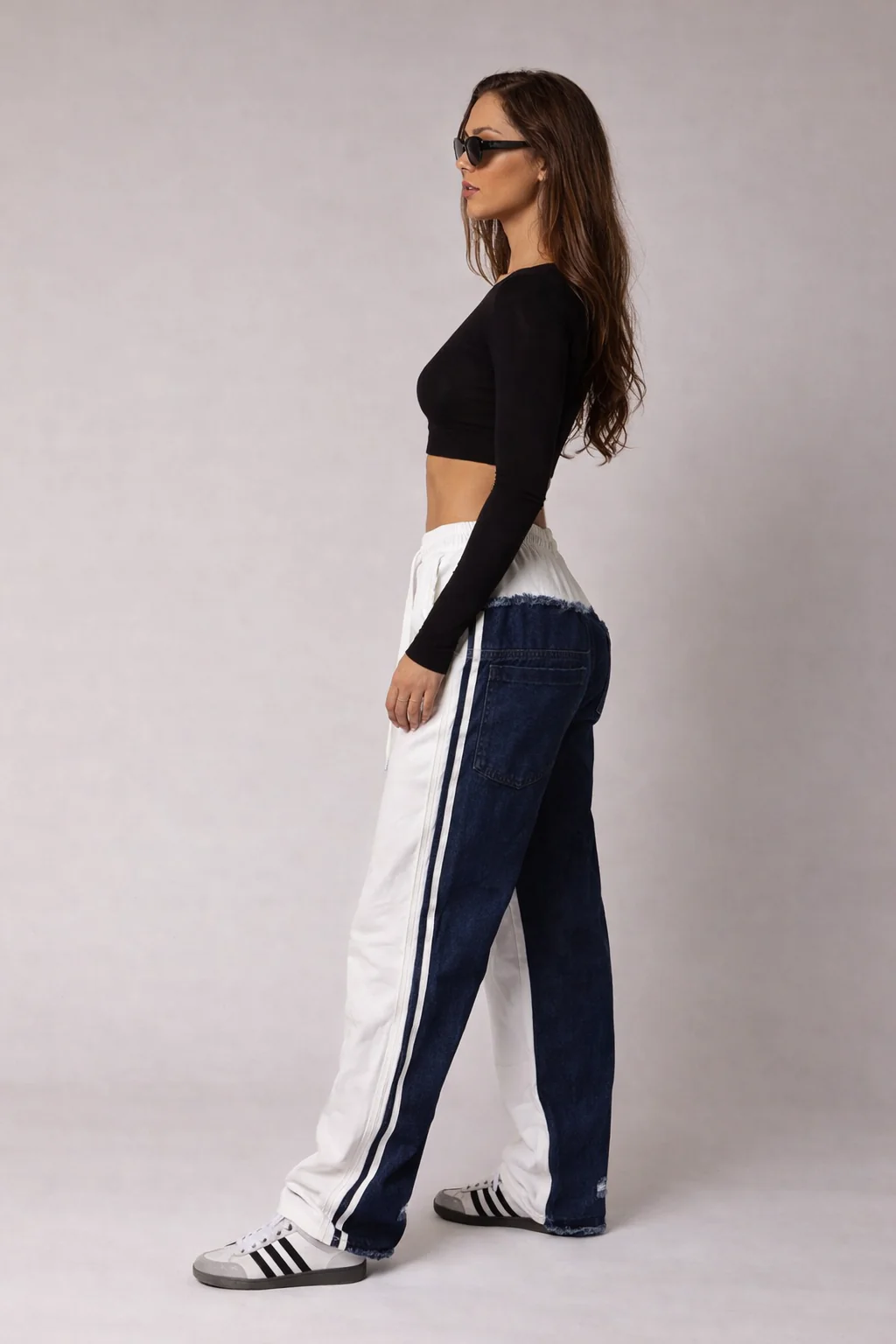 Dual Personality Denim Joggers - Image 8