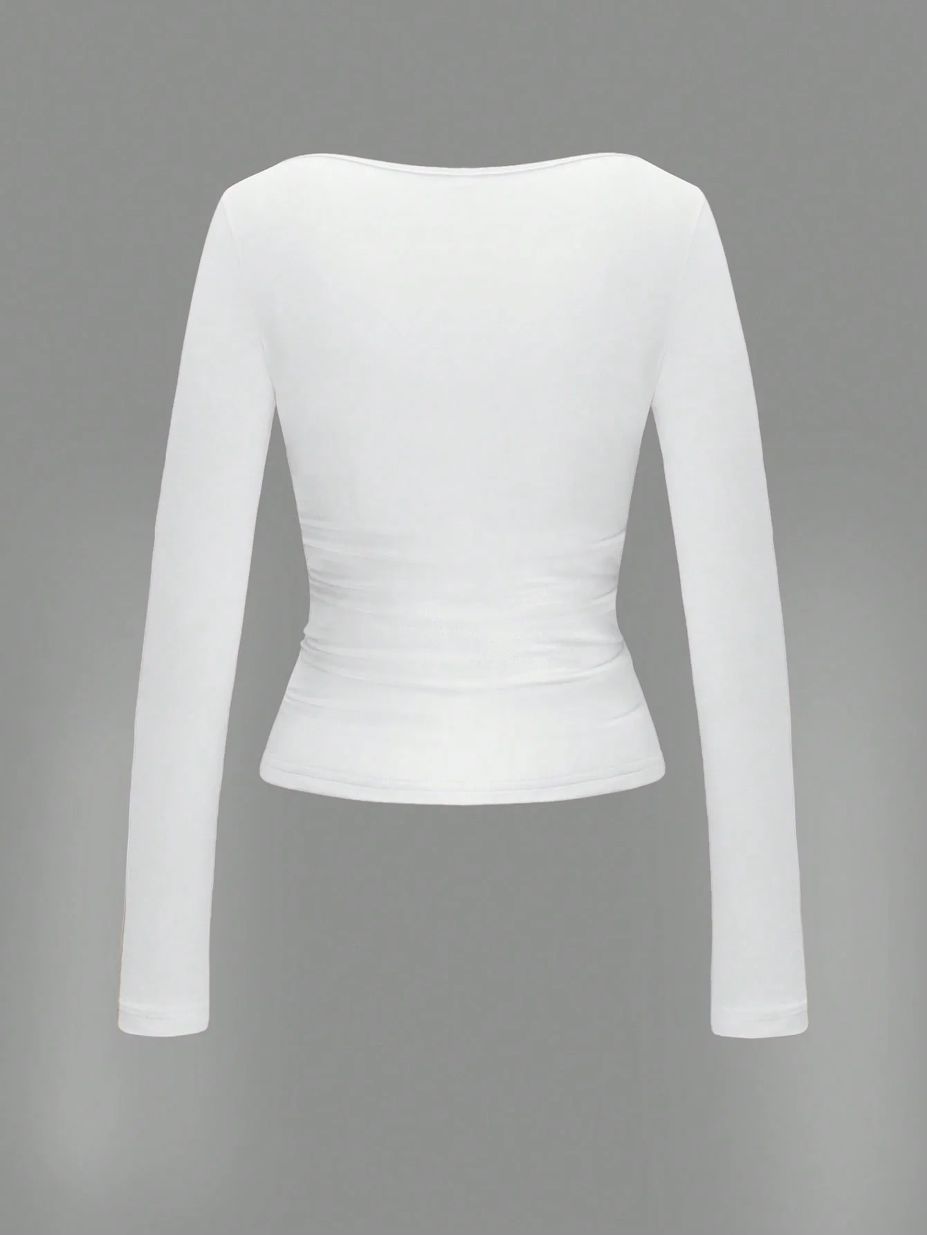 Square Neck Long Sleeve Top - Image 13