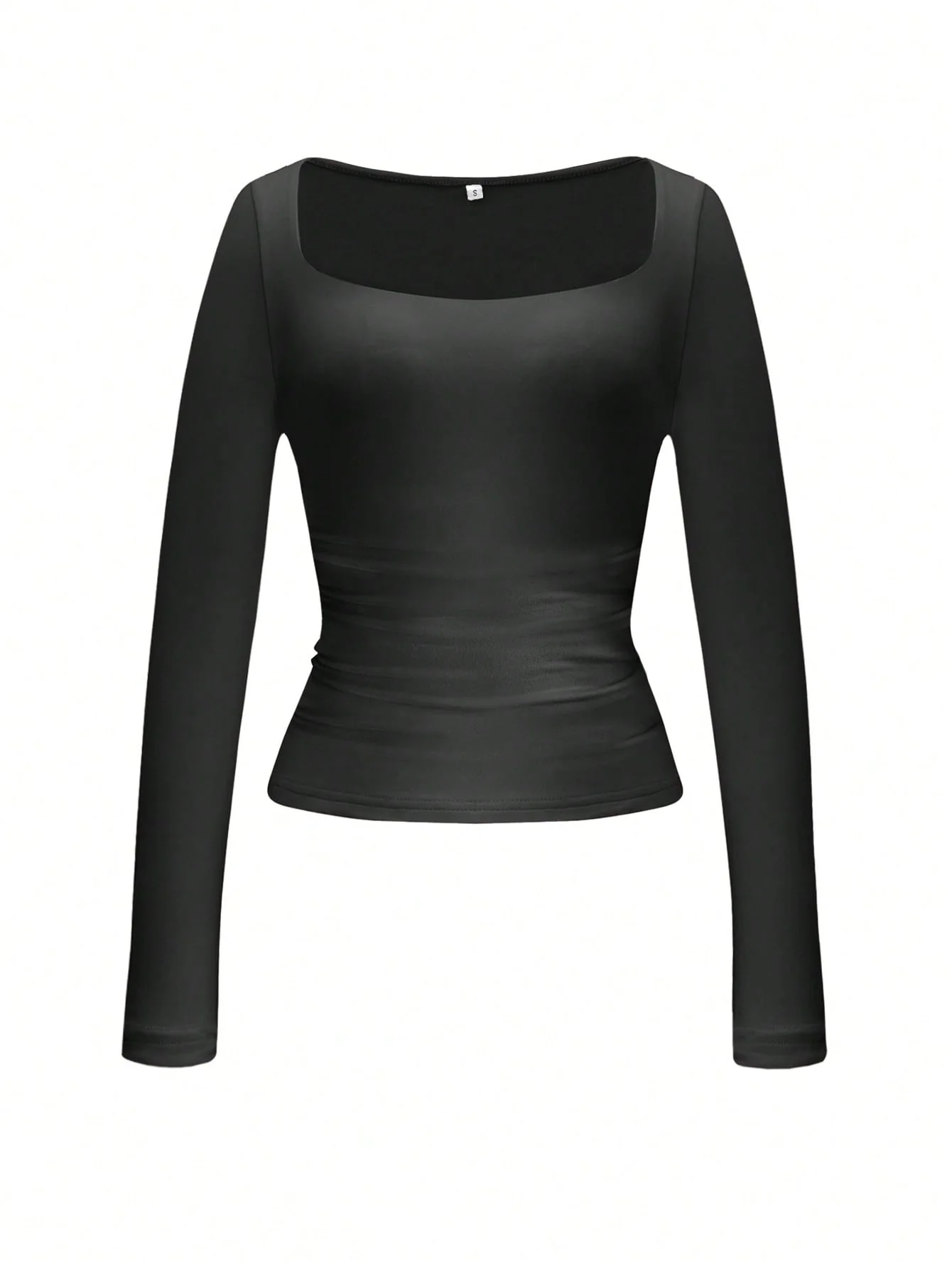 Square Neck Long Sleeve Top - Image 16