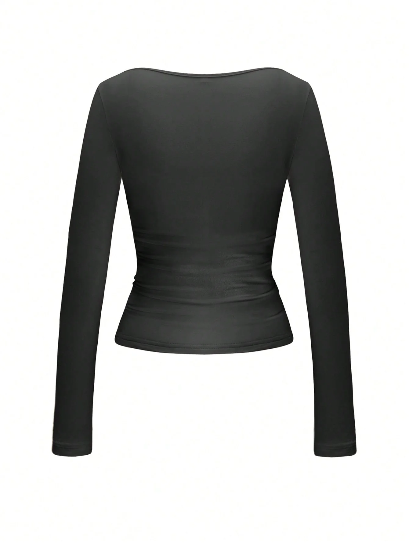 Square Neck Long Sleeve Top - Image 18