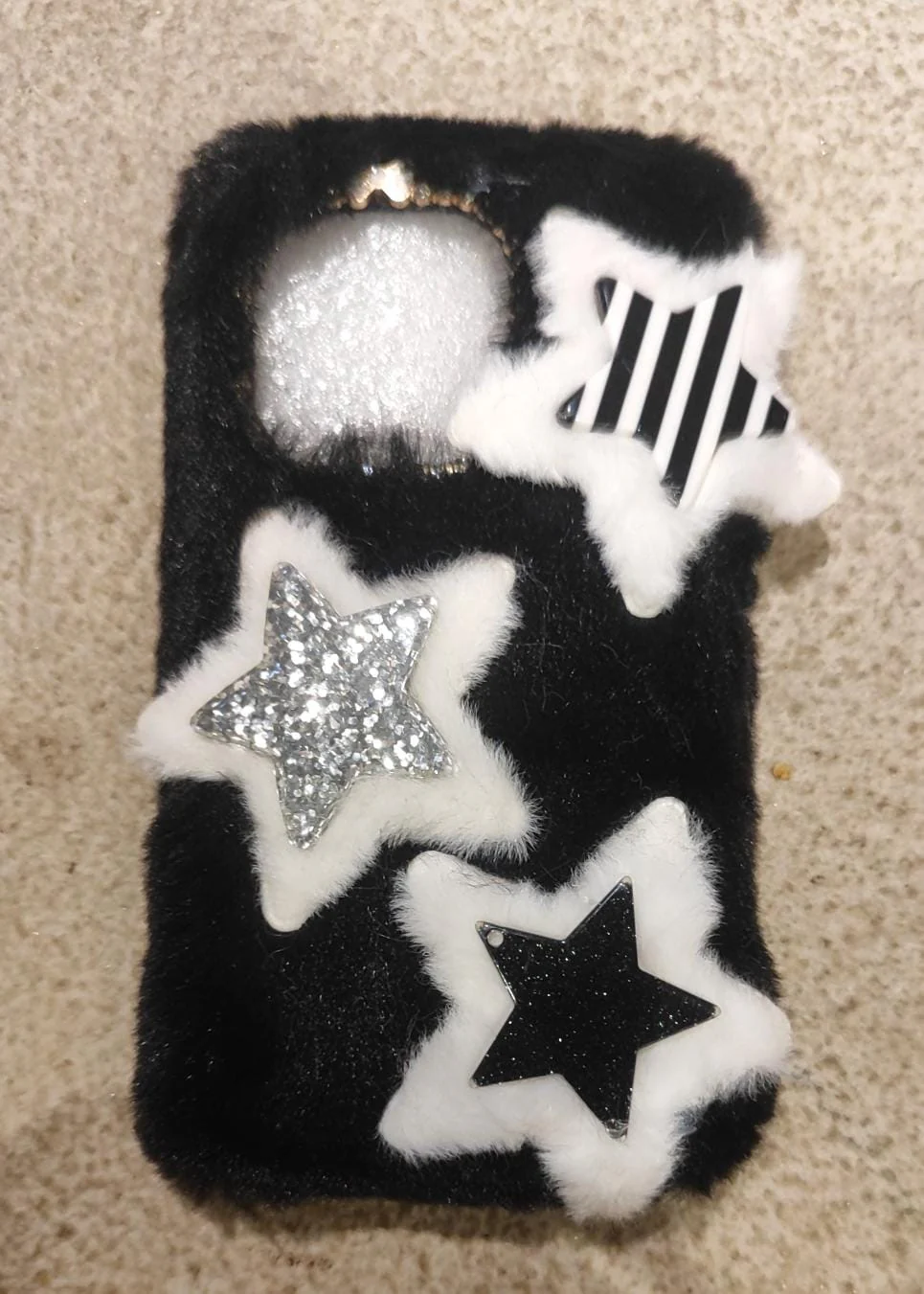 Starry Fur Charm Iphone Cover - Image 6