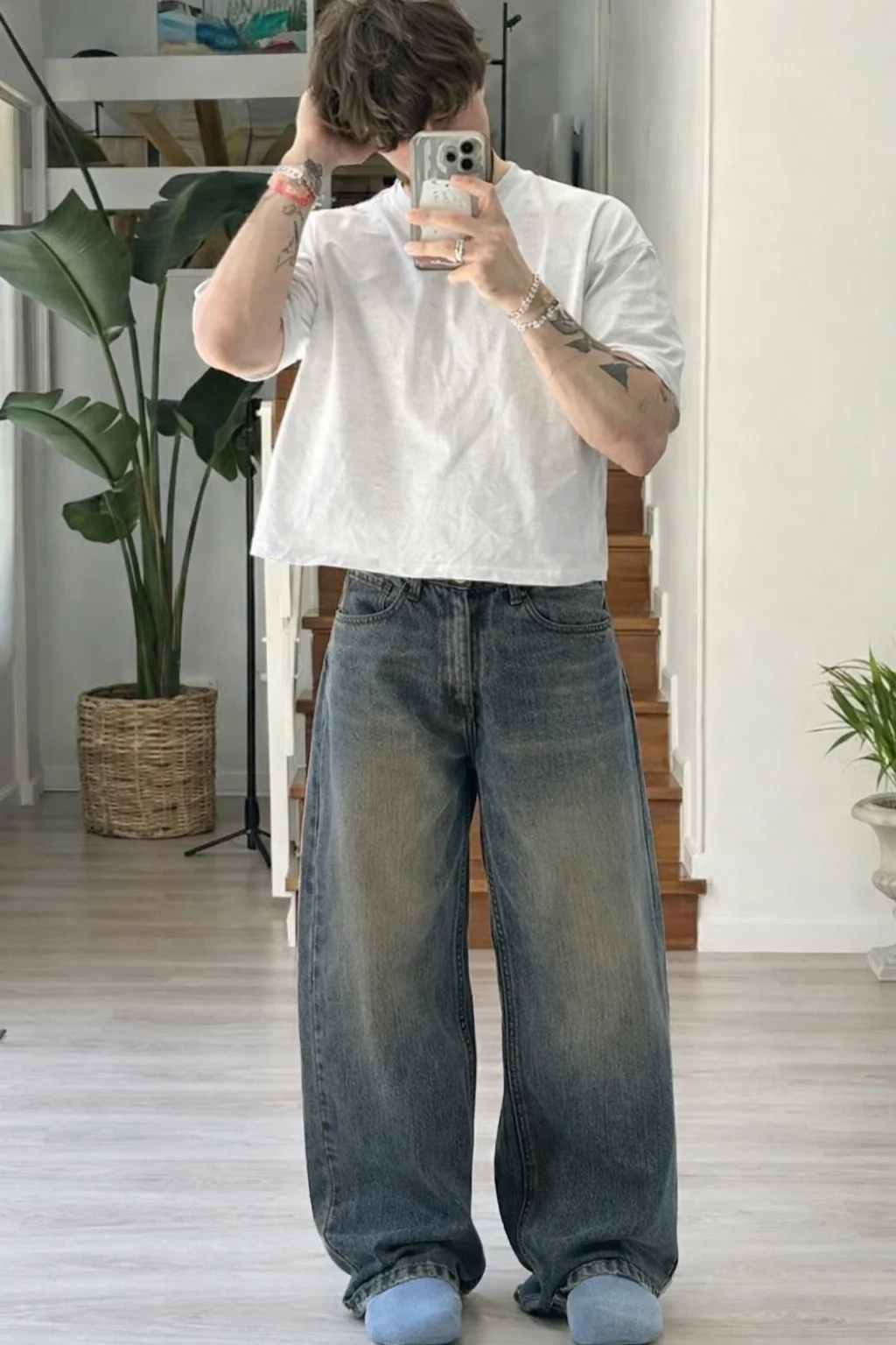 Blue Screen Super Baggy Jeans - Image 3