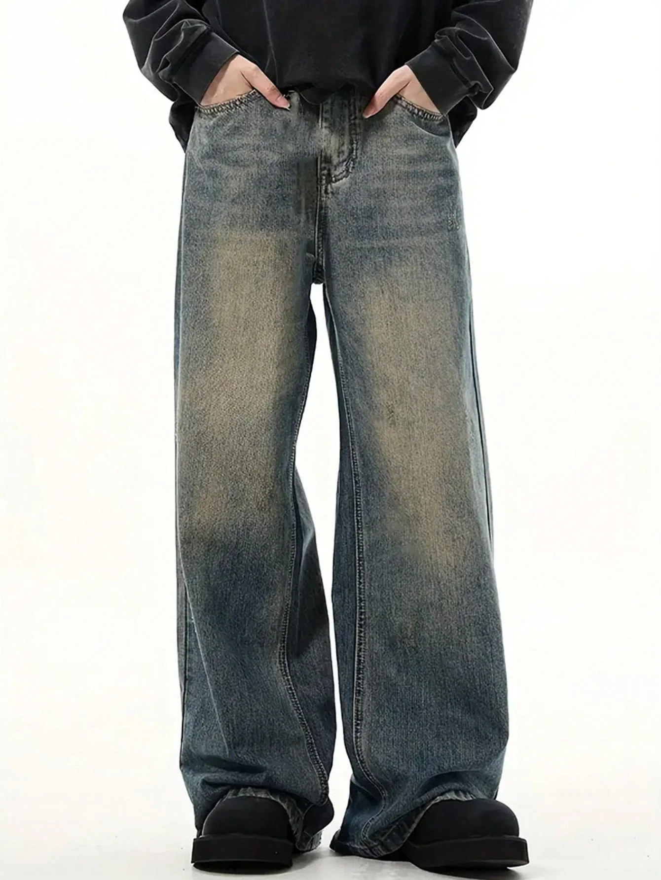 Blue Screen Super Baggy Jeans - Image 5
