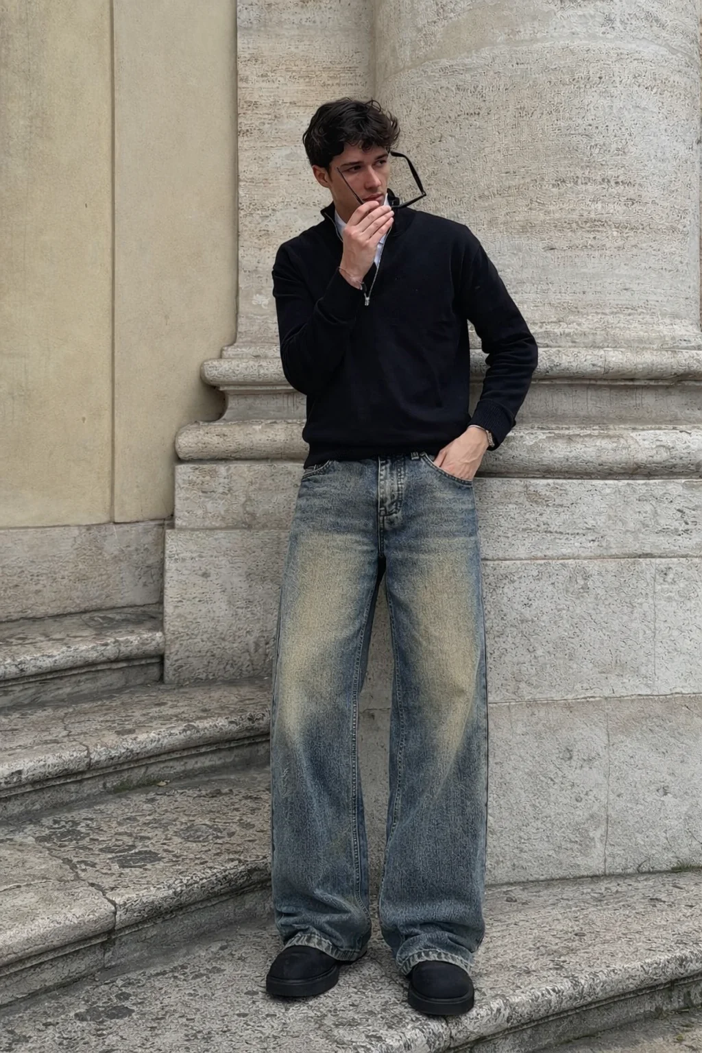 Blue Screen Super Baggy Jeans - Image 7