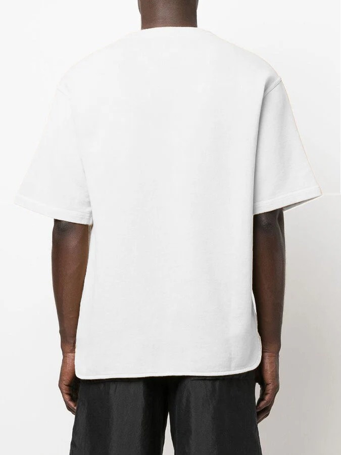 Street Style Zipper Baggy Tee - Image 3