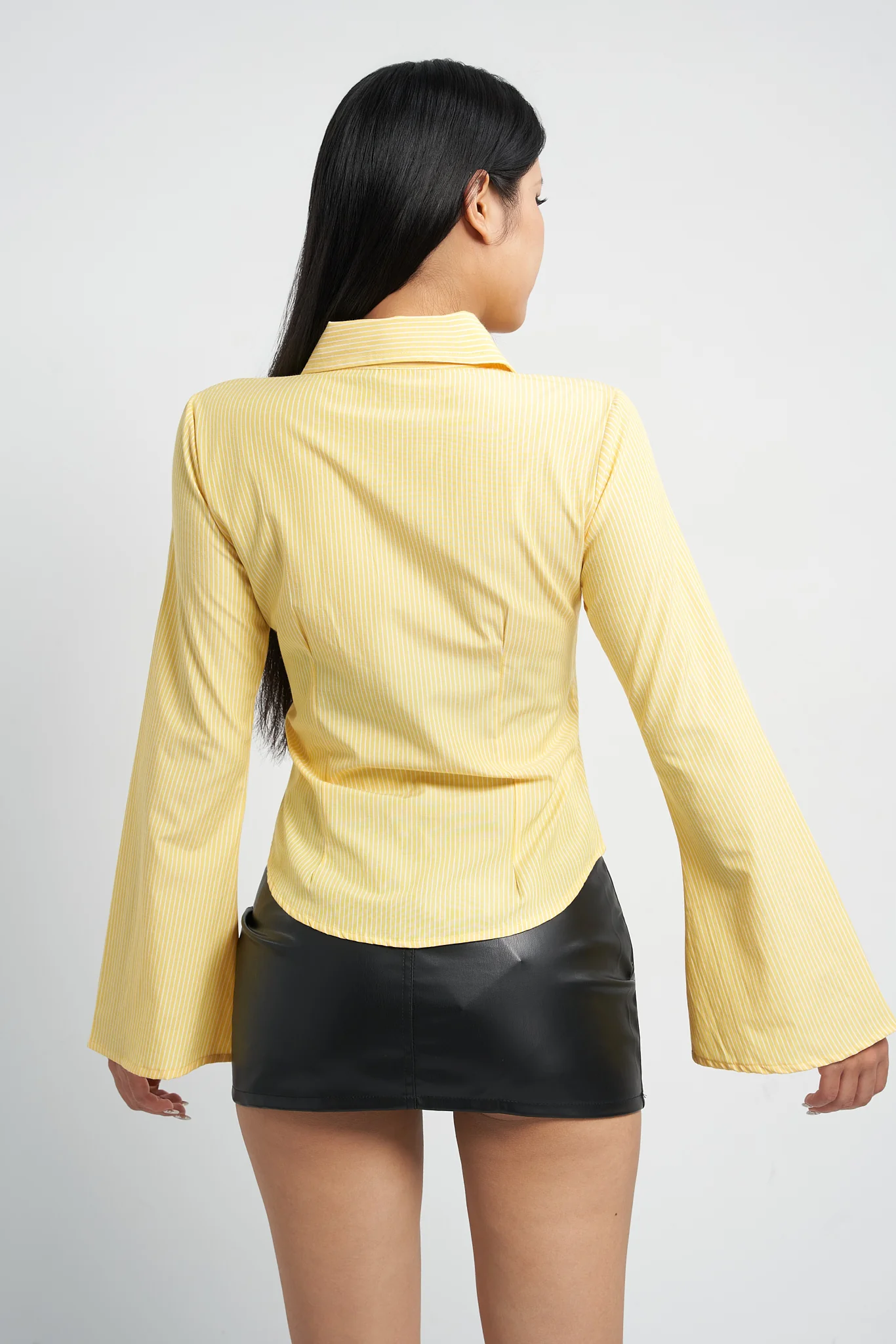 Stripe Bell Sleeve Shirt - Image 12