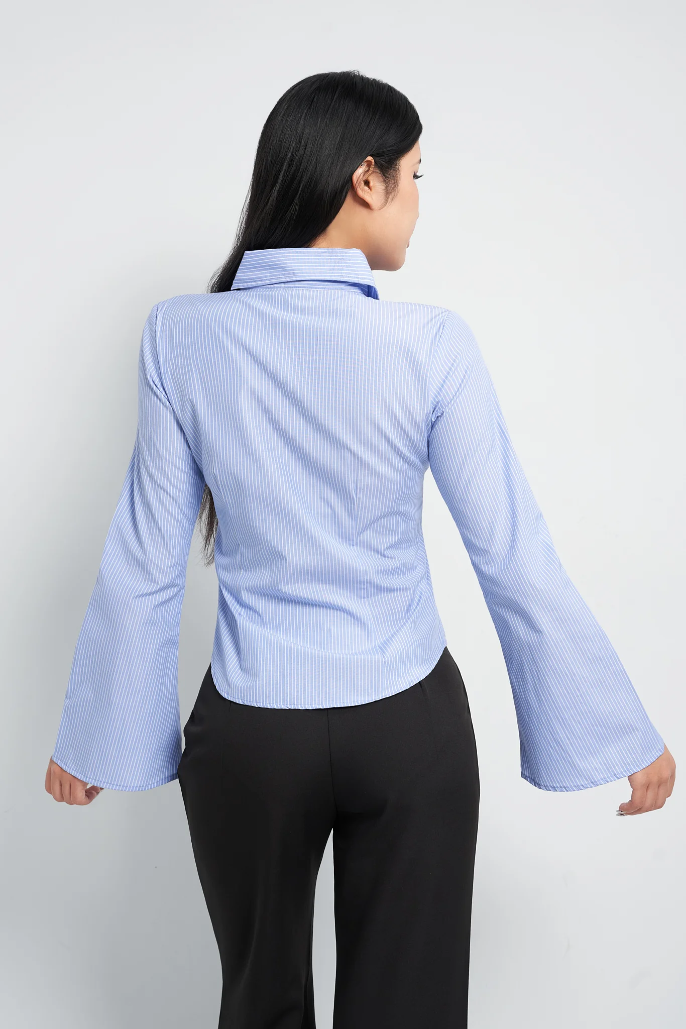 Stripe Bell Sleeve Shirt - Image 21