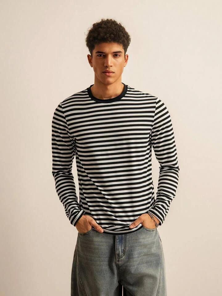Stripe Mode Long Sleeve Tshirt - Image 14