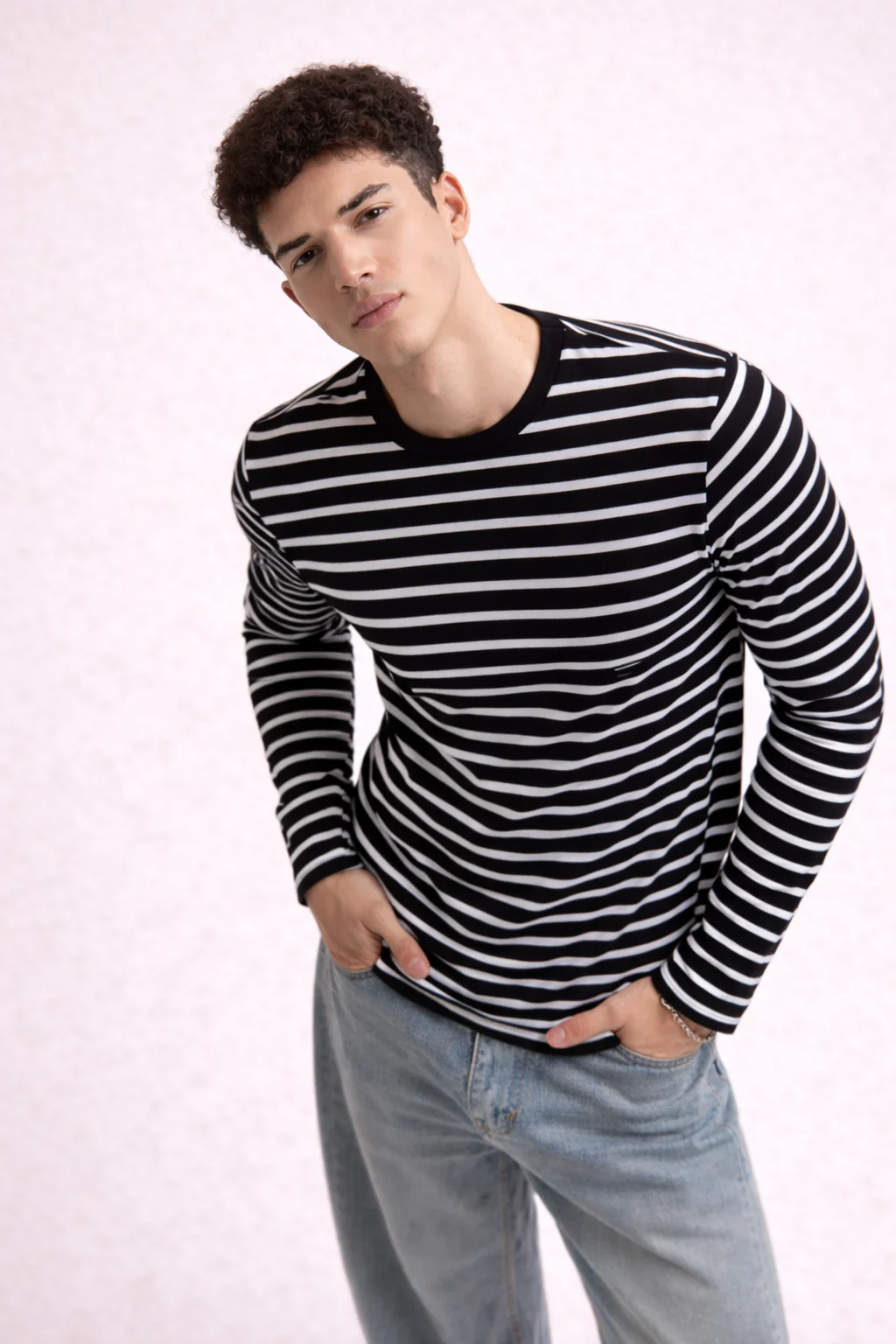 Stripe Mode Long Sleeve Tshirt - Image 3