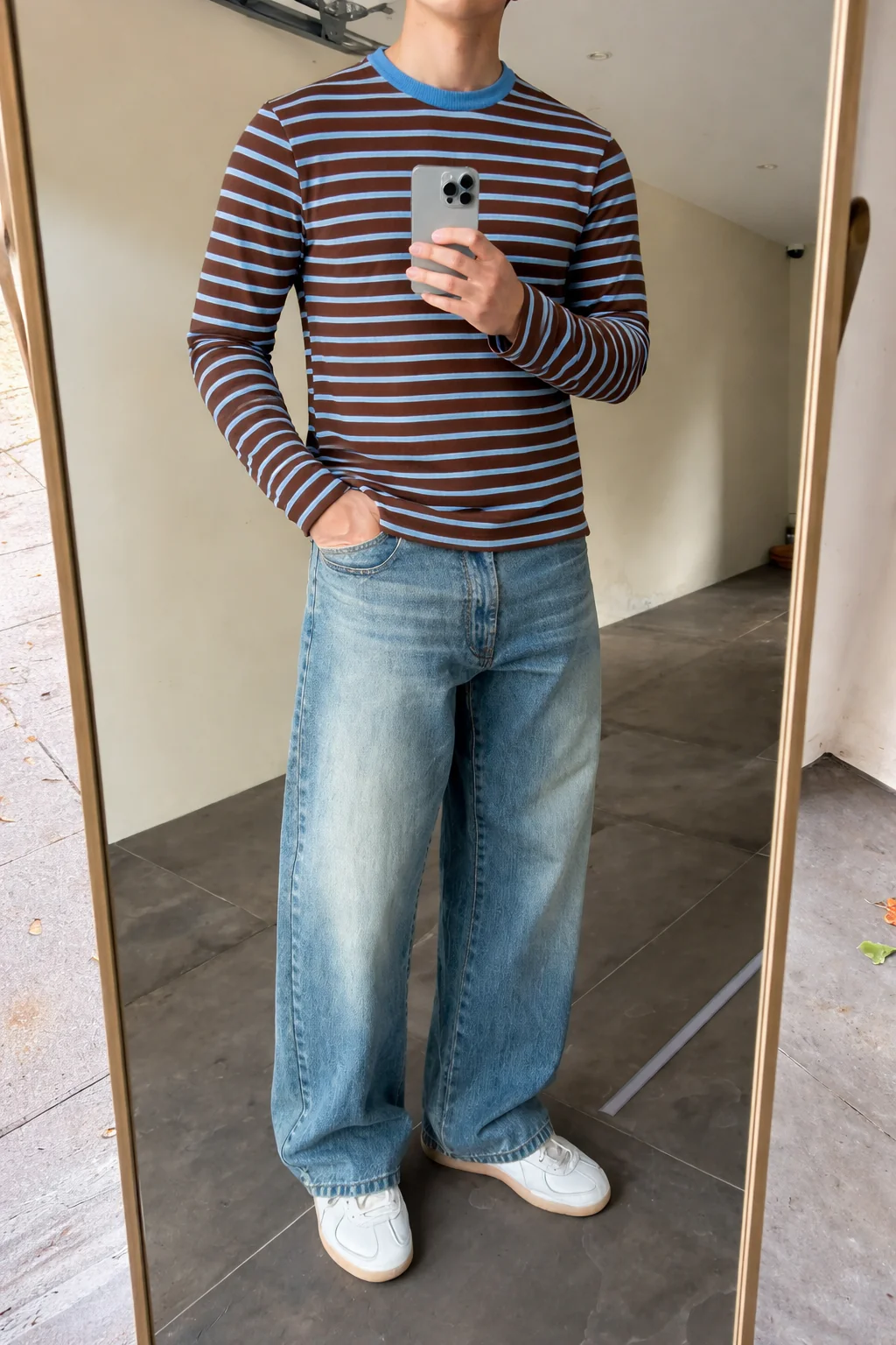 Stripe Mode Long Sleeve Tshirt - Image 6