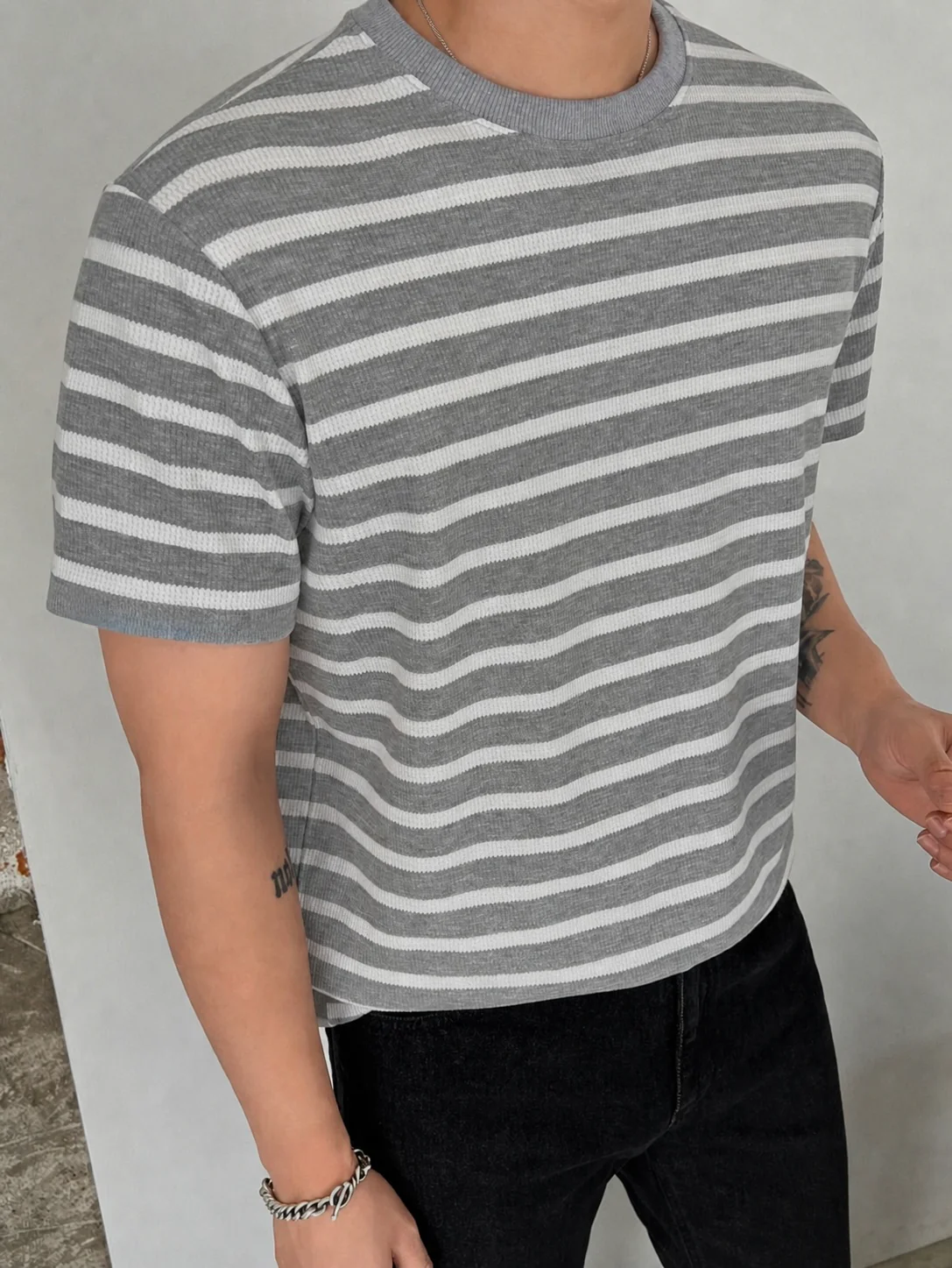 Stripe Series Crew Neck Tshirt - Image 2
