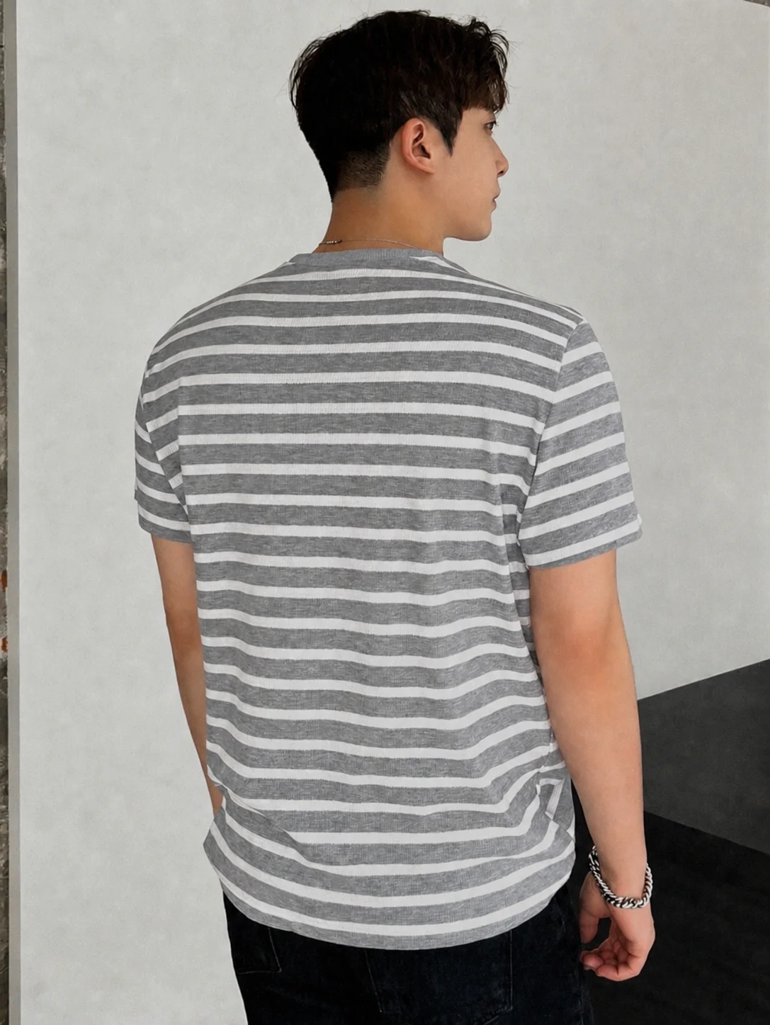 Stripe Series Crew Neck Tshirt - Image 3