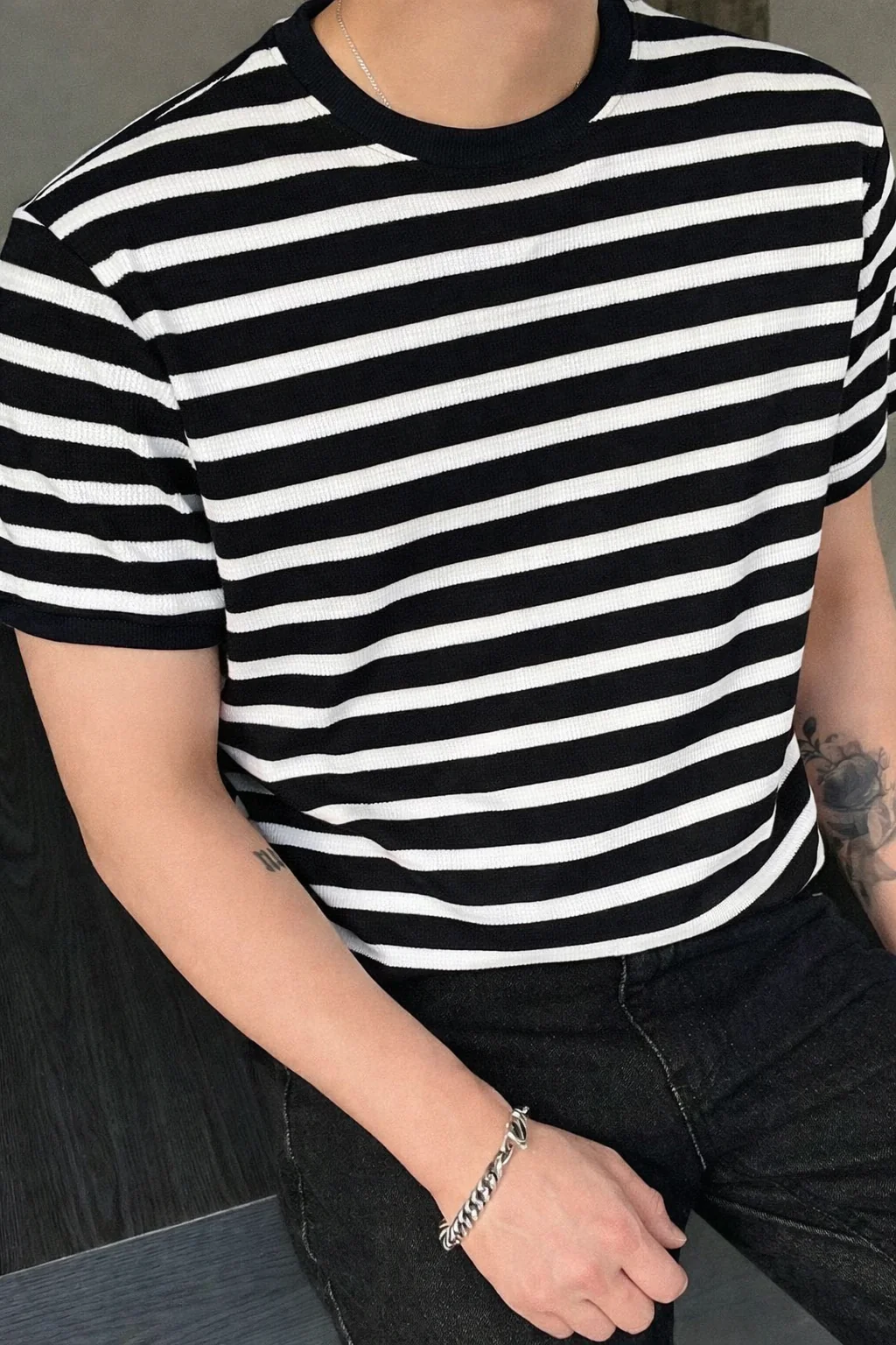 Stripe Series Crew Neck Tshirt - Image 6