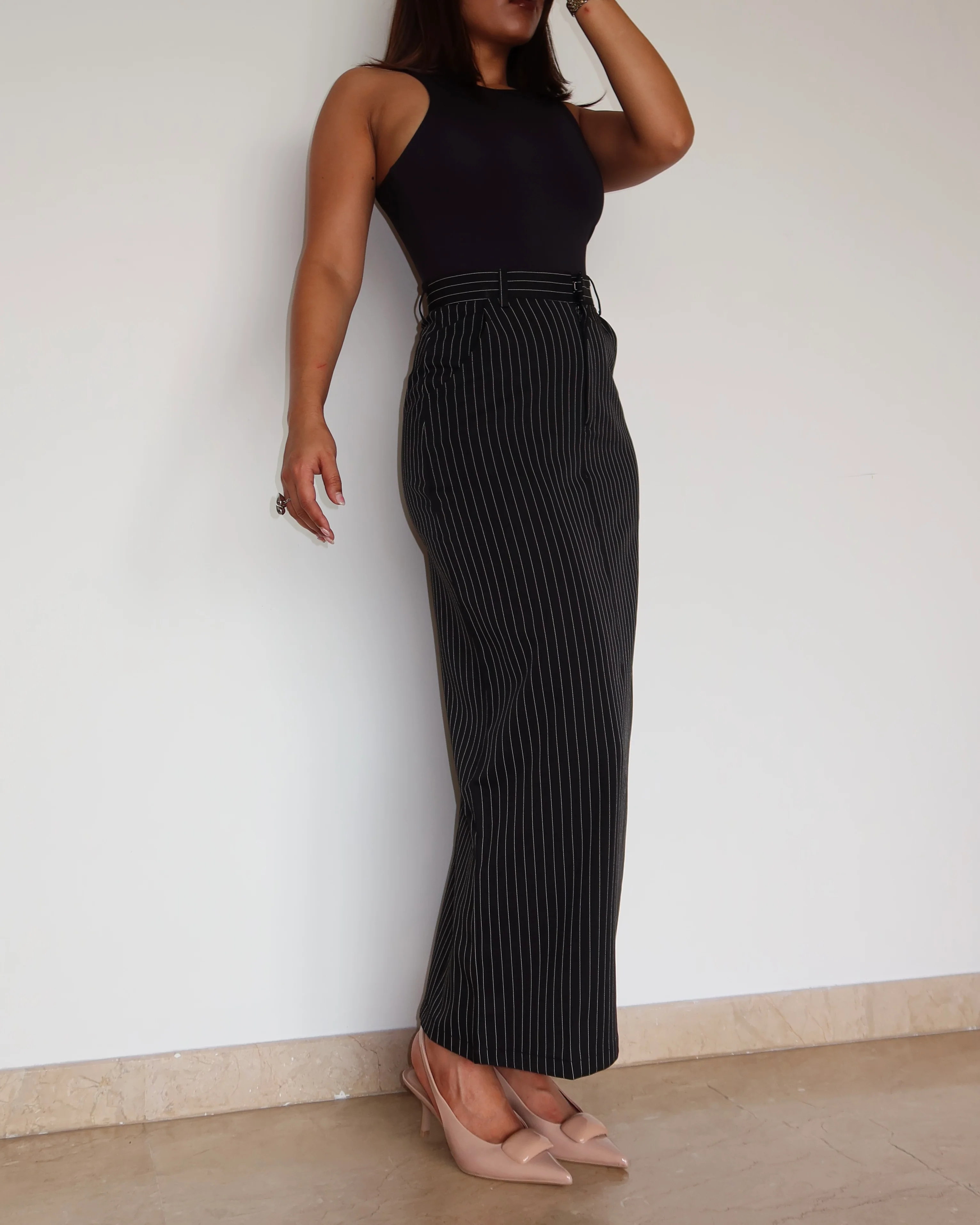 Stripe Statement Skirt - Image 10