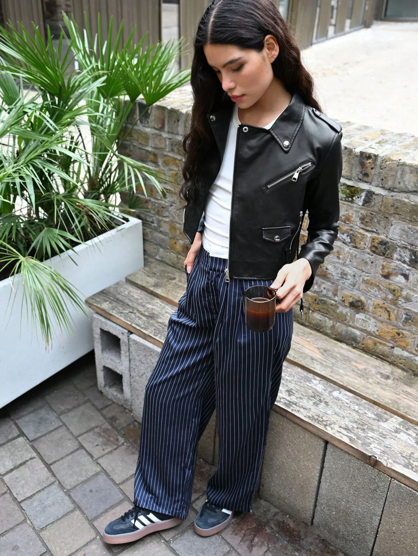 Striped Boxer Wide Leg Trousers - Image 16