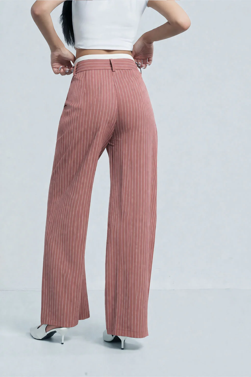 Striped Boxer Wide Leg Trousers - Image 18