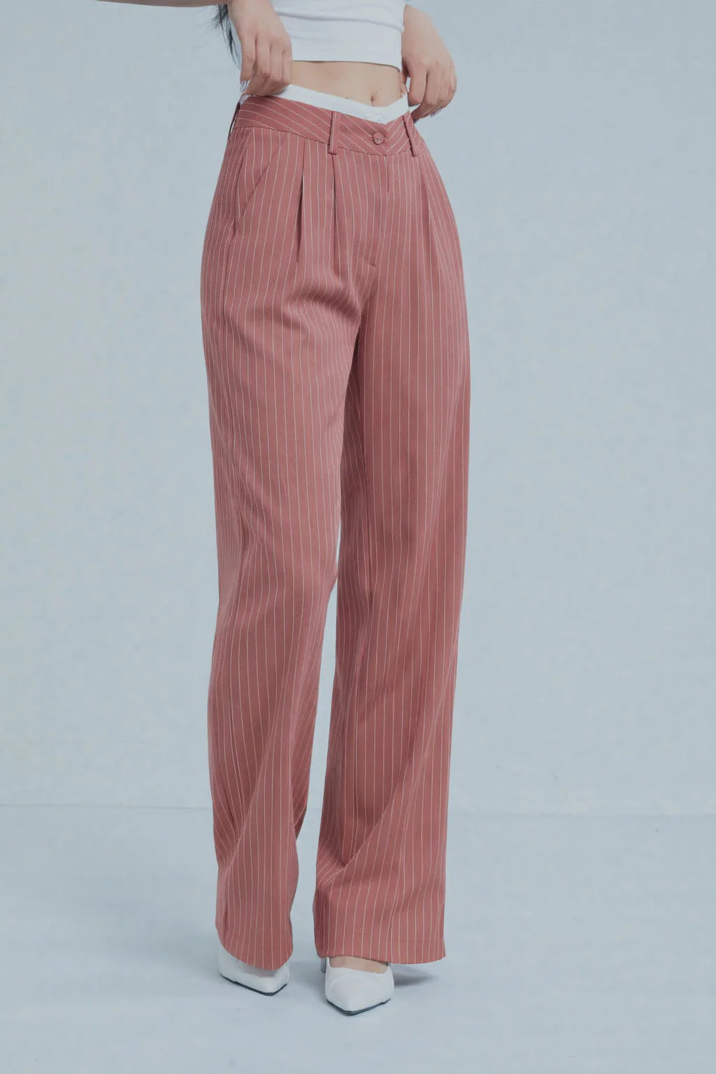 Striped Boxer Wide Leg Trousers - Image 19