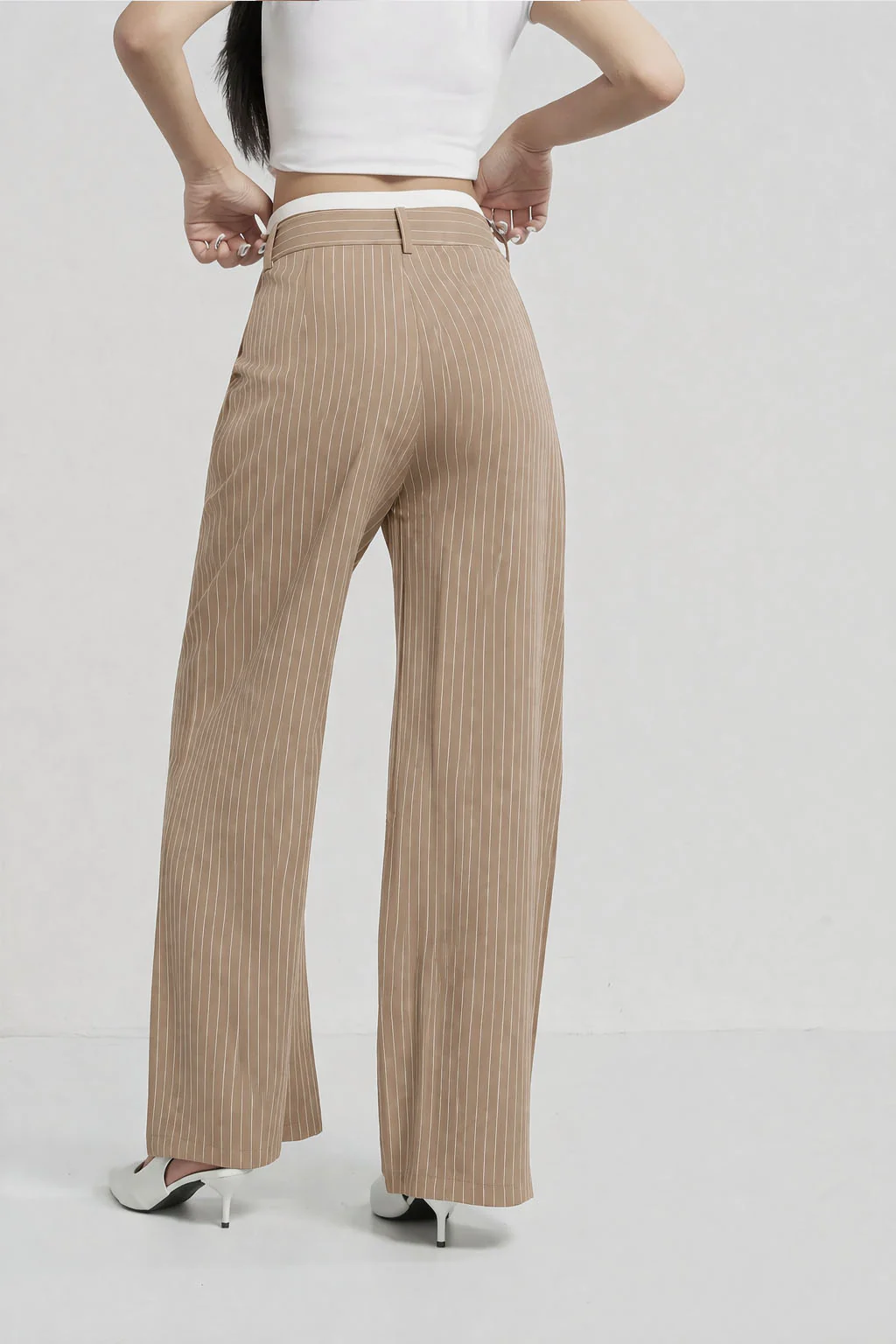 Striped Boxer Wide Leg Trousers - Image 26