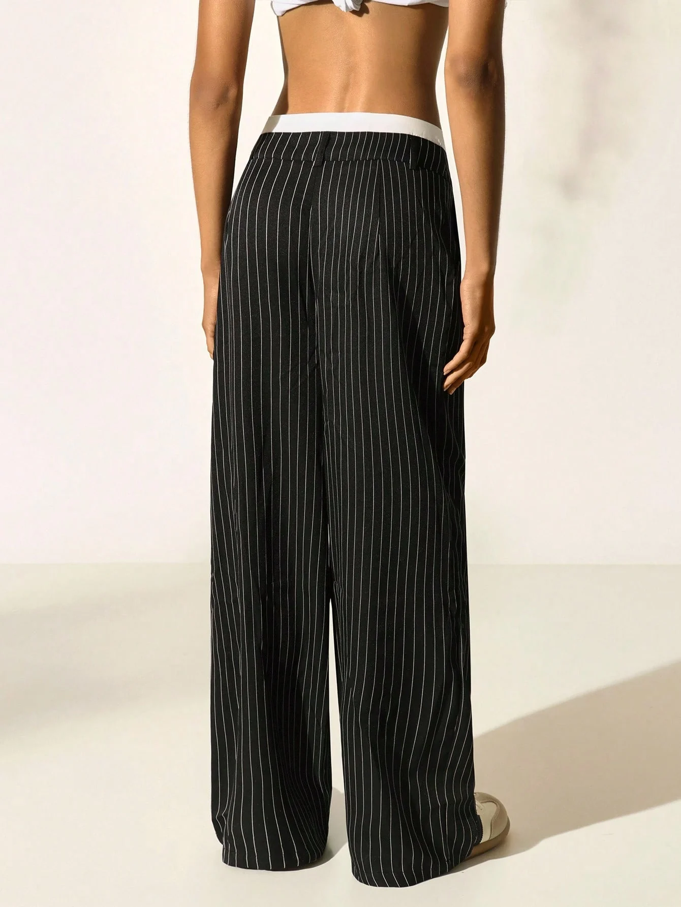 Striped Boxer Wide Leg Trousers - Image 33