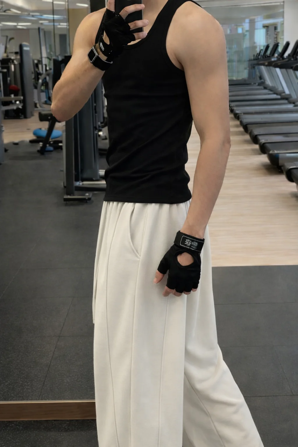 Structured Overlap Pleat Joggers - Image 3