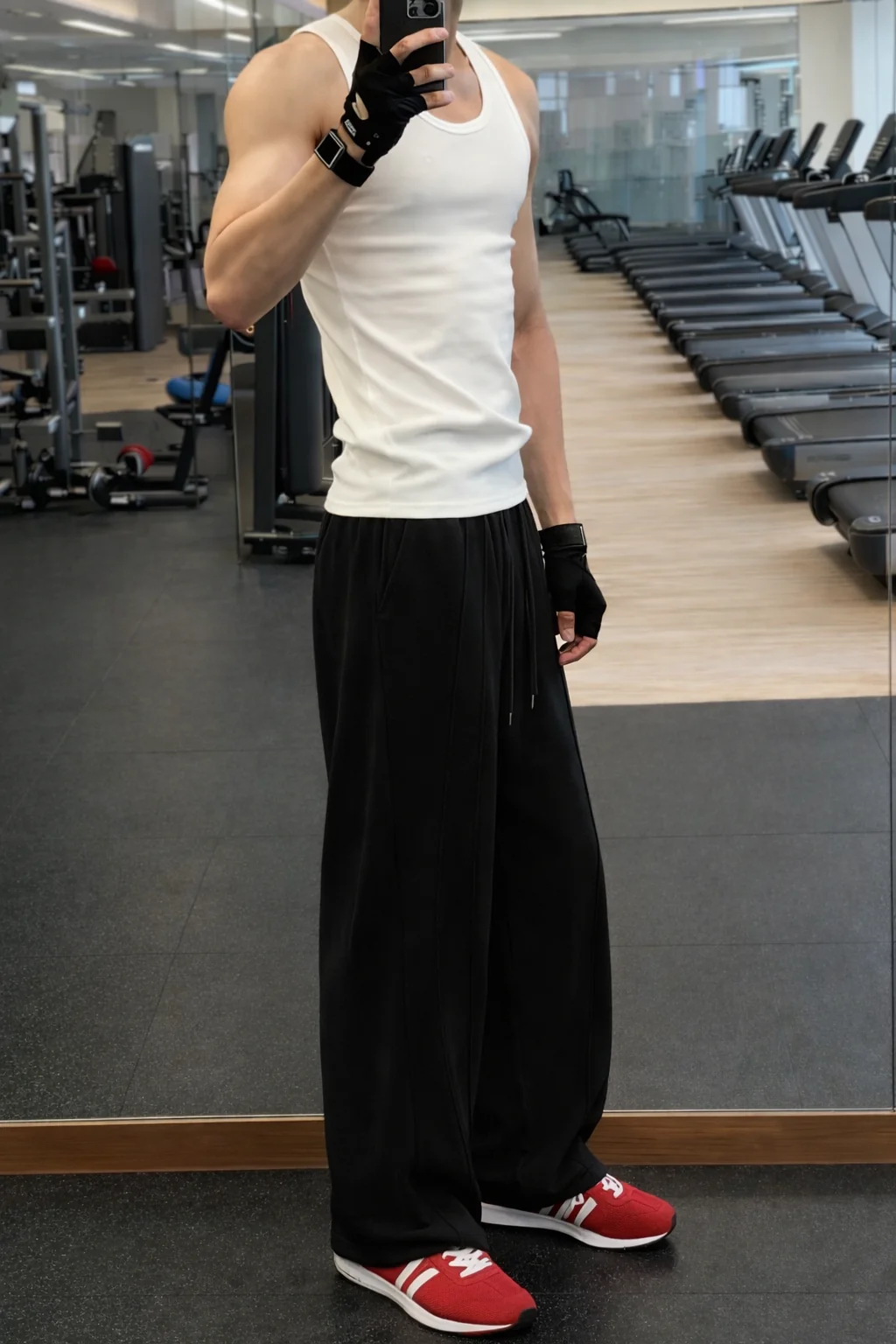 Structured Overlap Pleat Joggers - Image 4