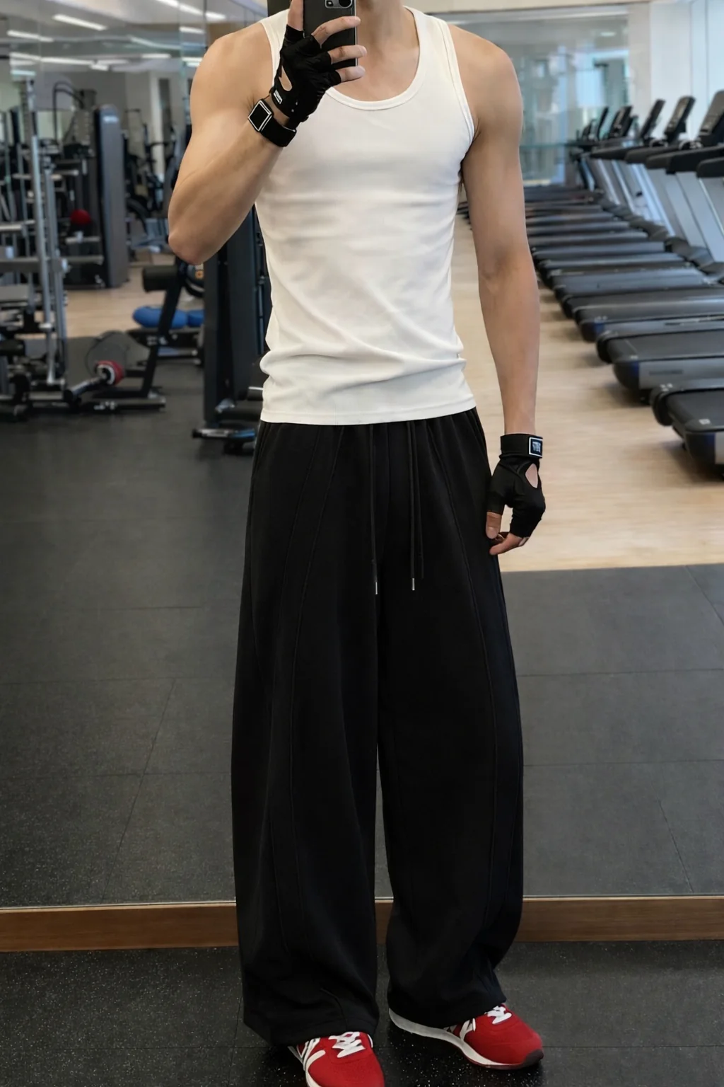 Structured Overlap Pleat Joggers - Image 5