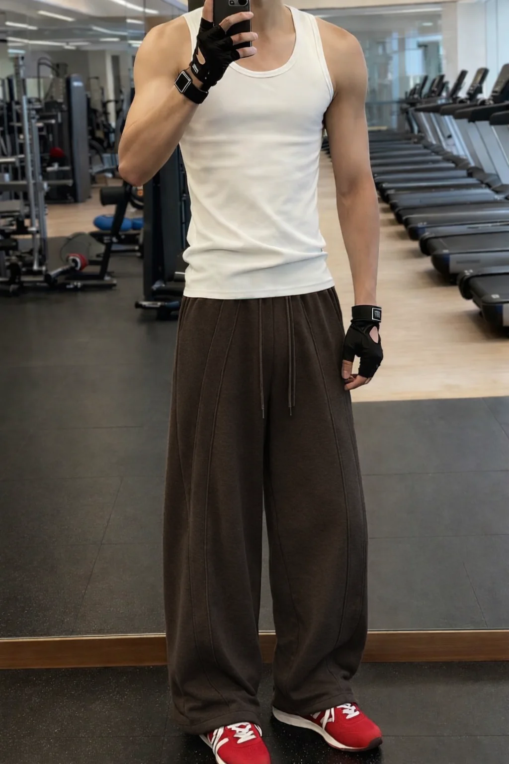 Structured Overlap Pleat Joggers - Image 7