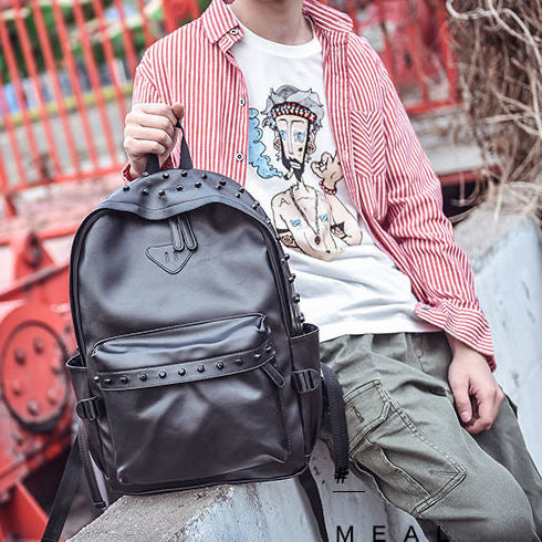 Studded Modern Bagpack - Image 11