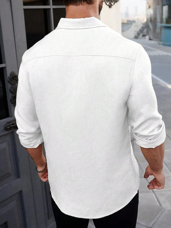 Super Soft Linen Long Sleeve Shirt - Image 23