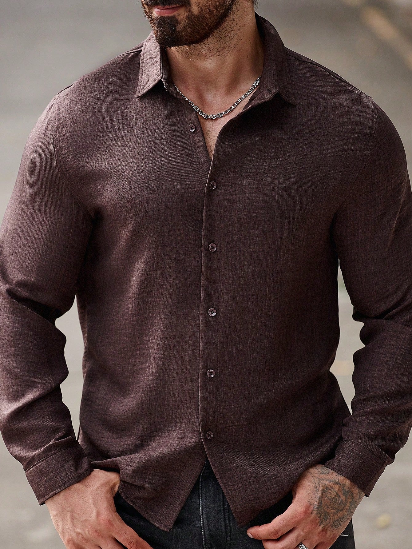 Super Soft Linen Long Sleeve Shirt - Image 24