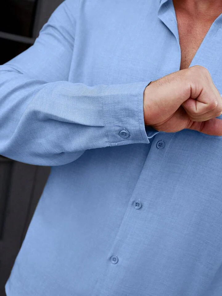 Super Soft Linen Long Sleeve Shirt - Image 3