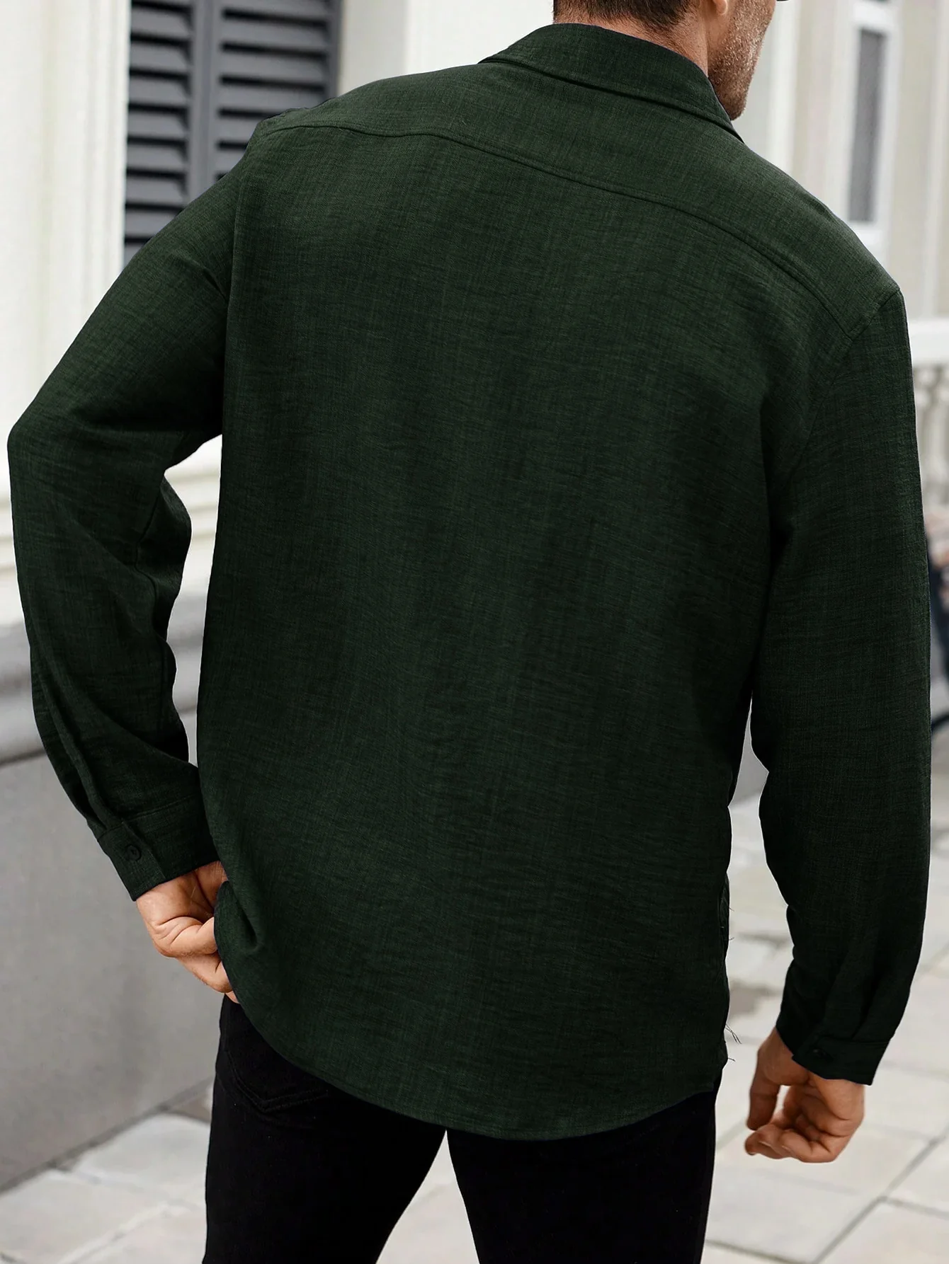 Super Soft Linen Long Sleeve Shirt - Image 30