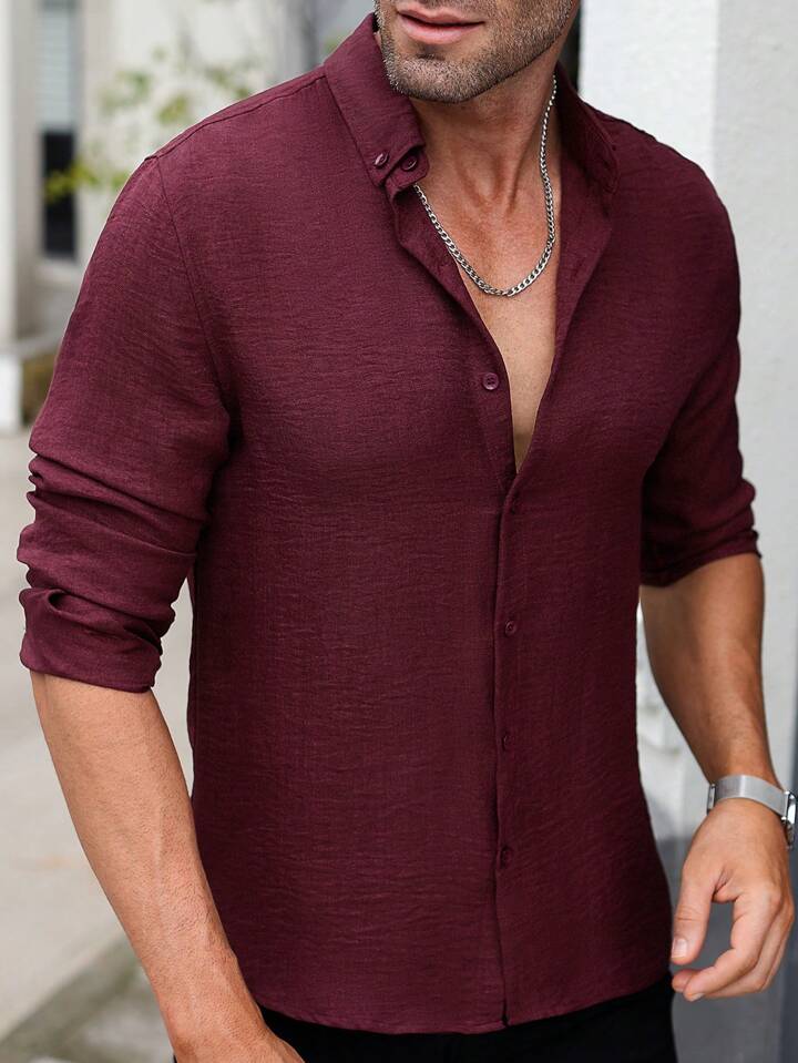 Super Soft Linen Long Sleeve Shirt - Image 31