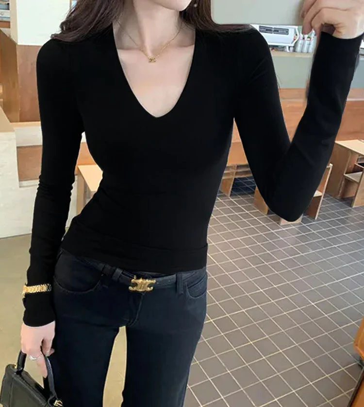 Supreme V-Neck Fitted Top - Image 3