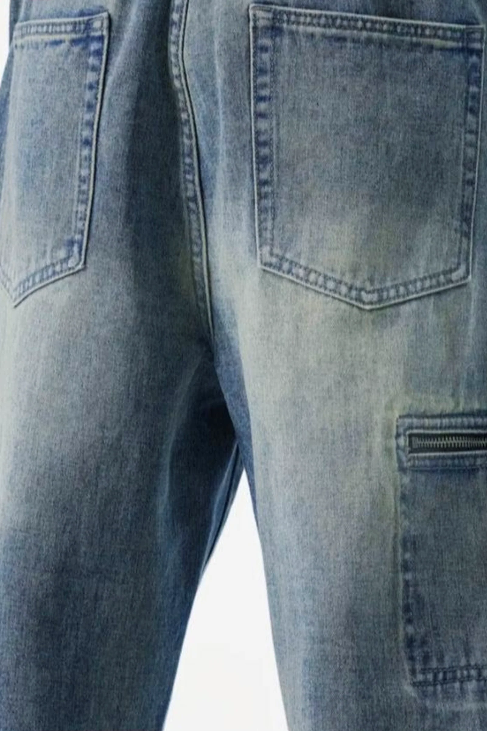 Take It Easy Blue Baggy Jeans - Image 3