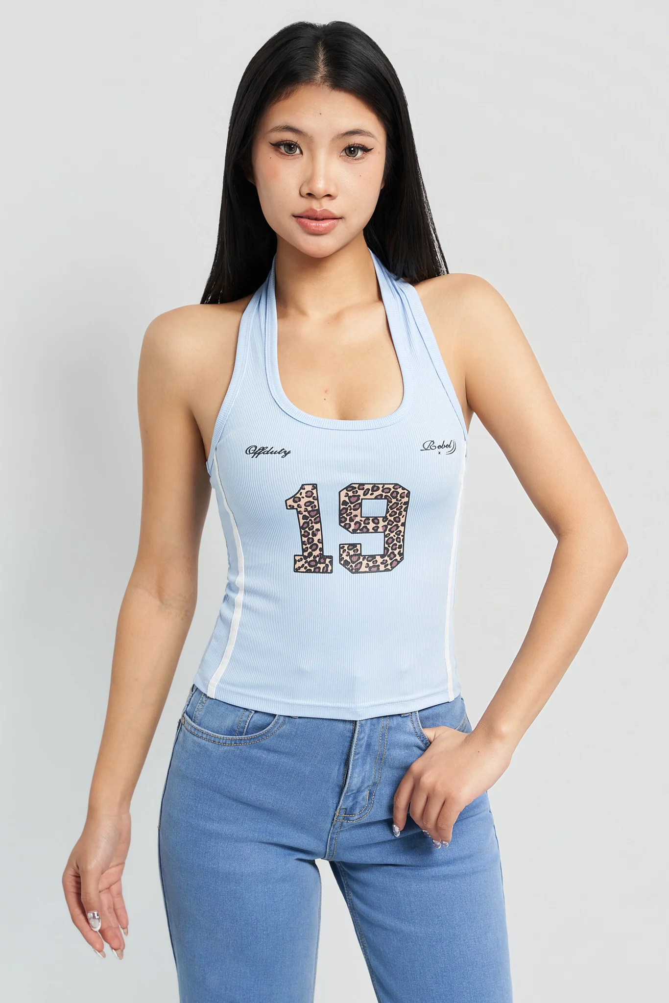 Team 19 Racer Halter Top - Image 5