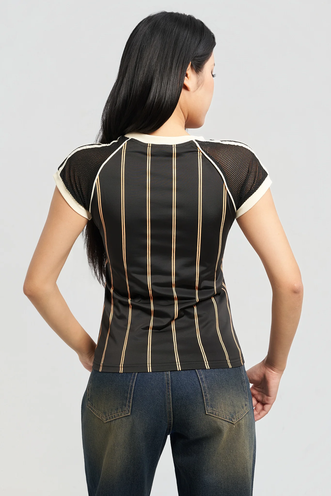 The Playfield Mesh Sleeve Top - Image 5