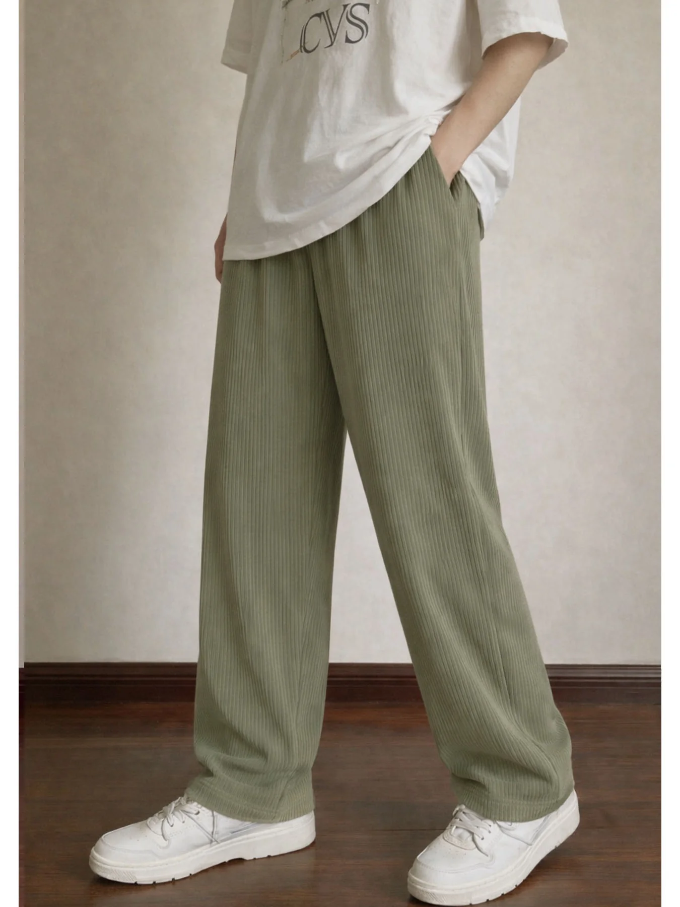 Timeless Rib Drawstring Joggers - Image 12