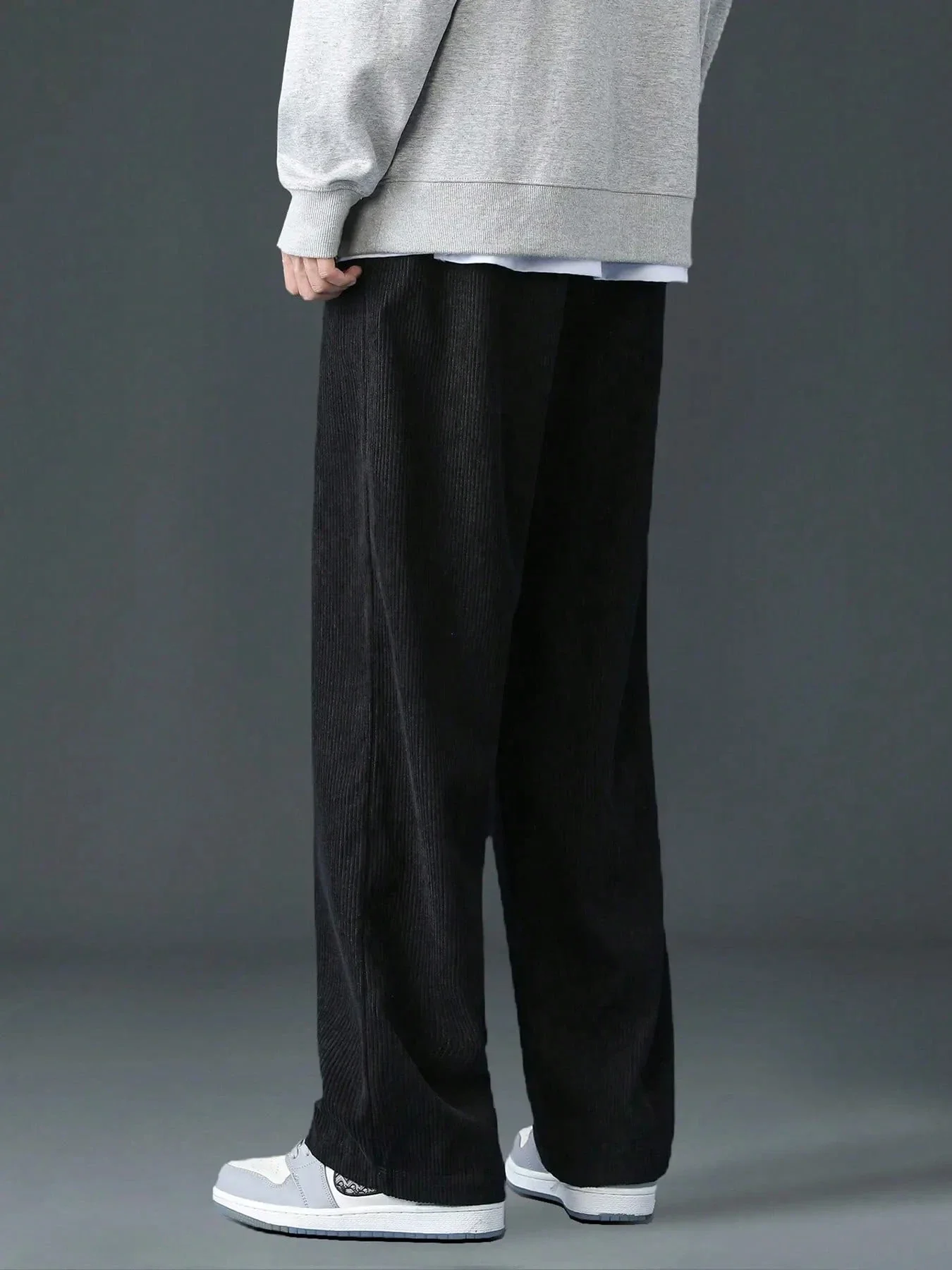Timeless Rib Drawstring Joggers - Image 3