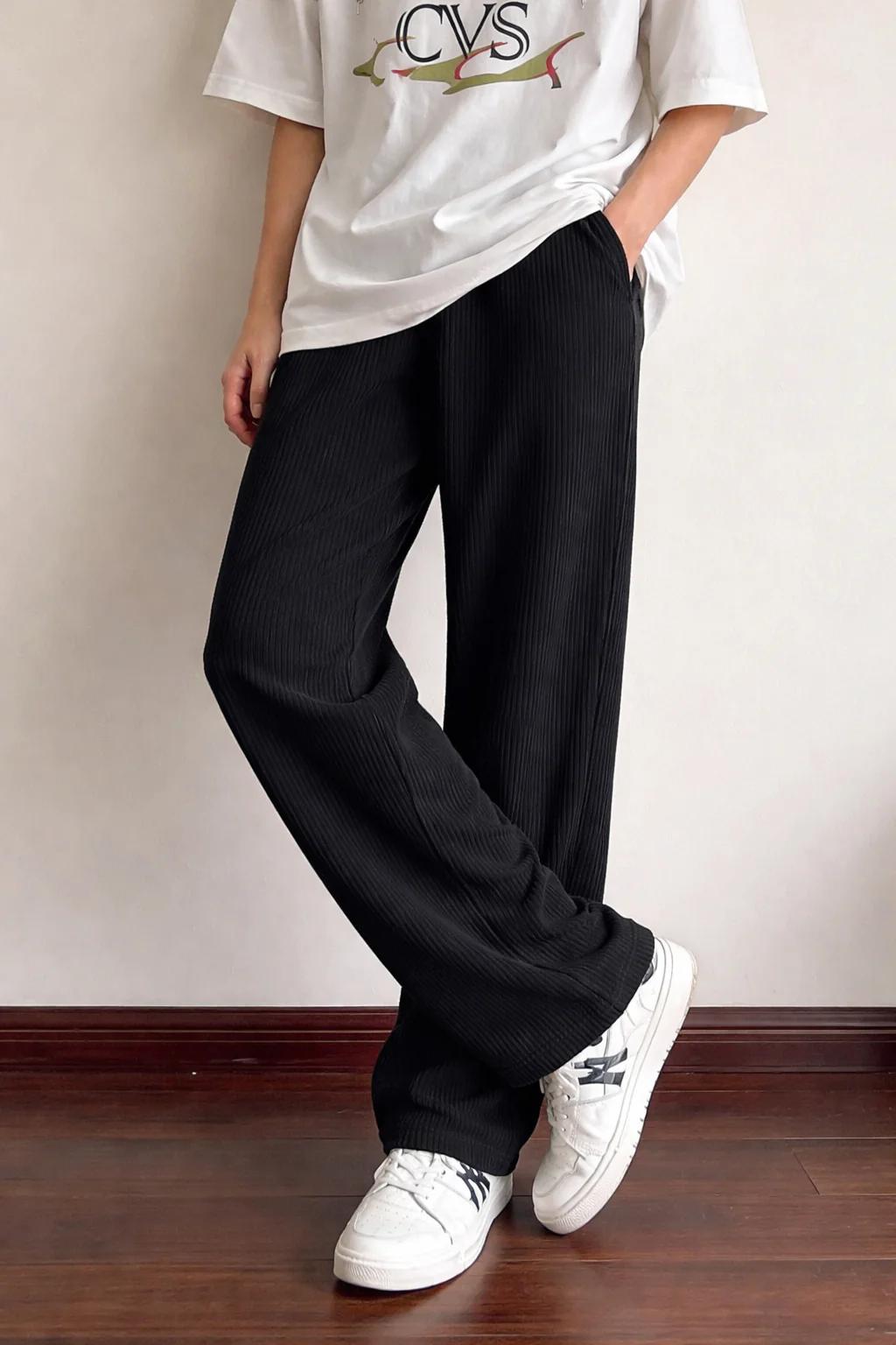 Timeless Rib Drawstring Joggers - Image 4