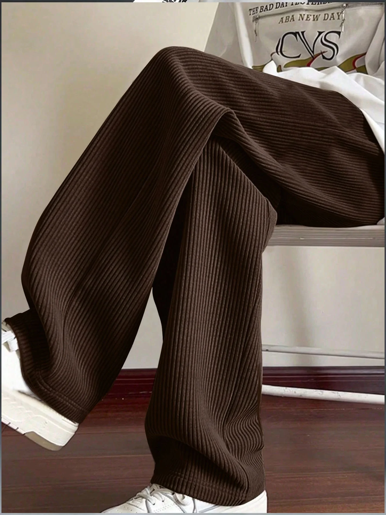 Timeless Rib Drawstring Joggers - Image 6
