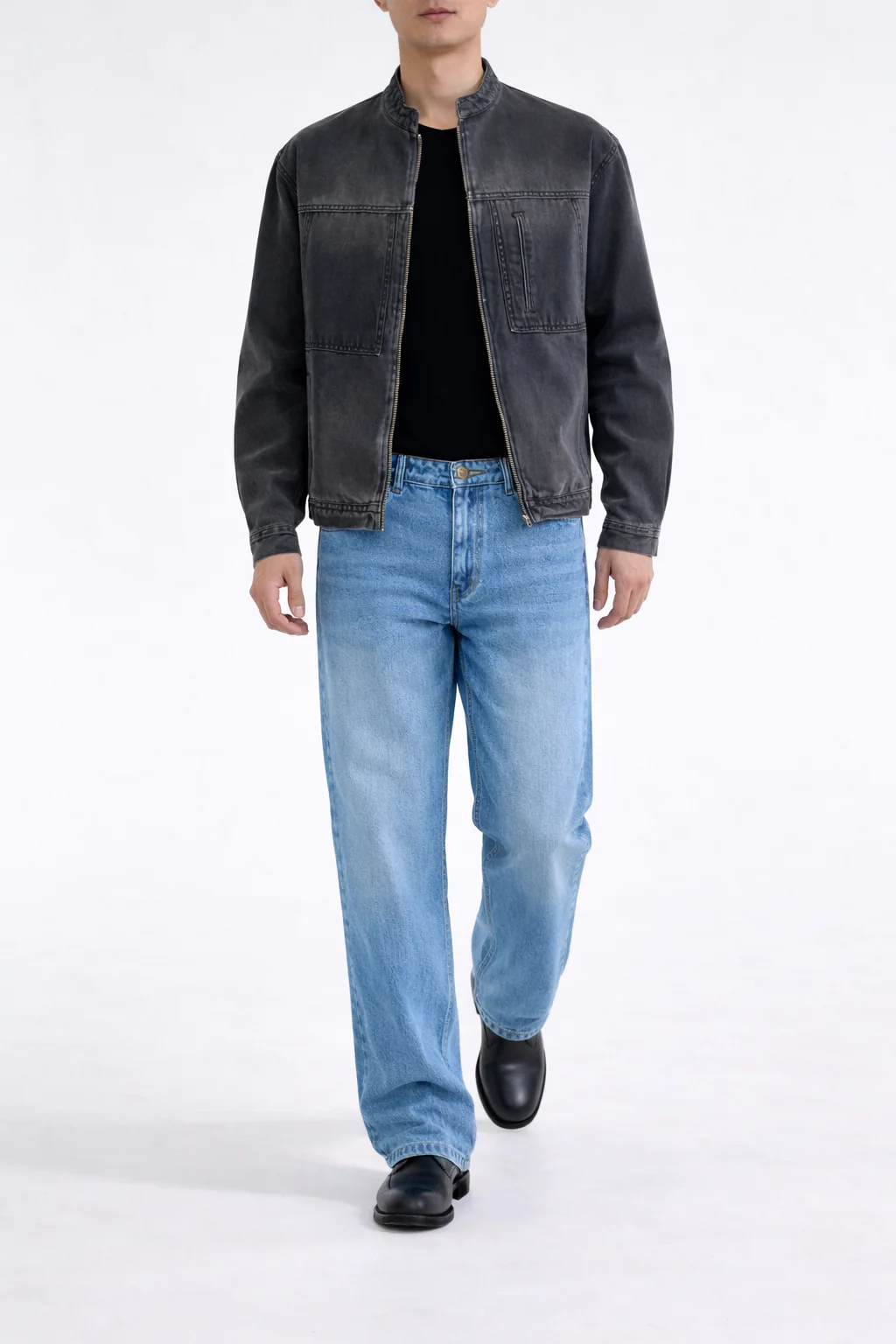 Titan Blue Baggy Jeans