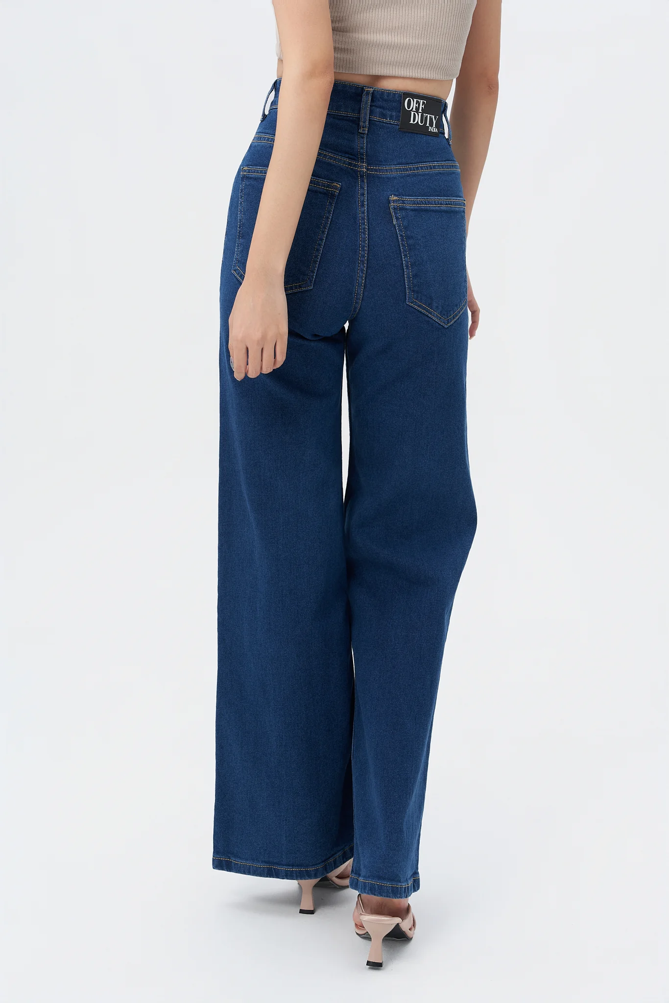Wide Leg High Rise Jeans - Image 16