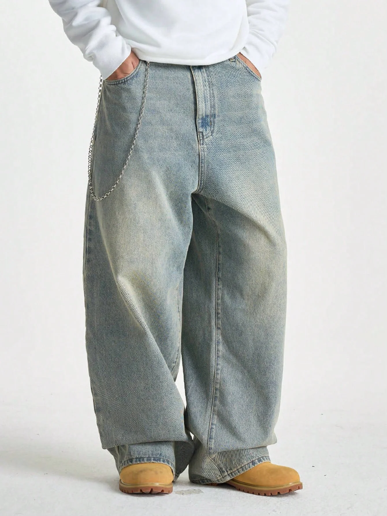 Untamed Blue Baggy Jeans - Image 2