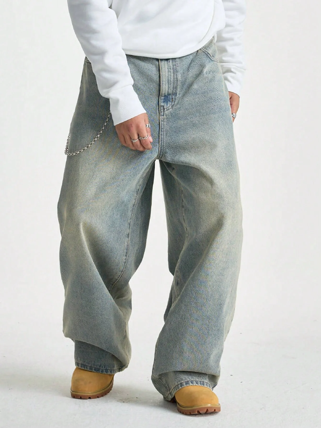 Untamed Blue Baggy Jeans - Image 5