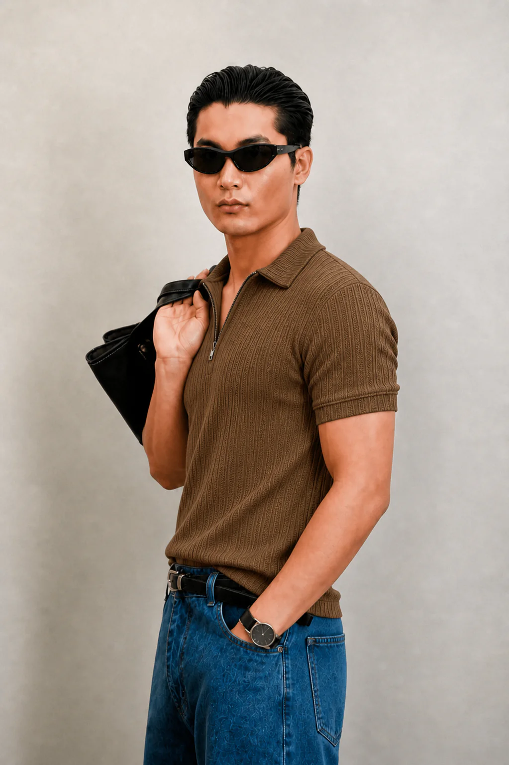 Urban Tribe Knit Polo - Image 7